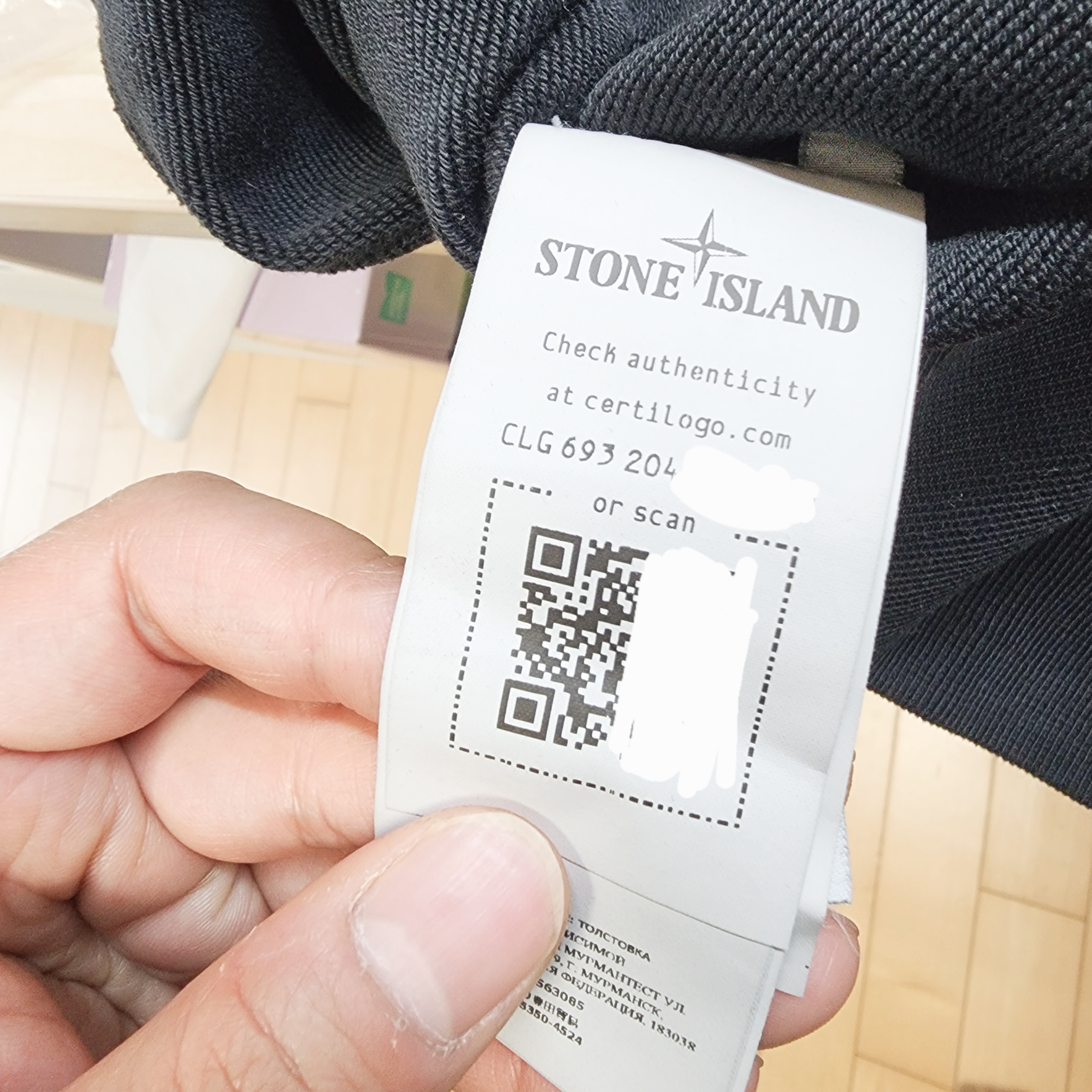 Stone Island 63085 Logo Print Cotton Sweatshirt Black - 22SS 착용 스타일 - 5