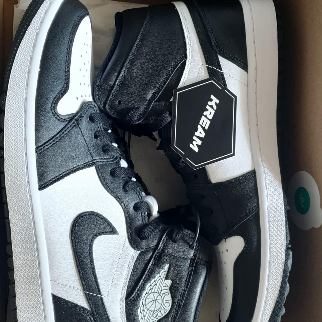 Jordan 1 High Golf White Black 착용 스타일