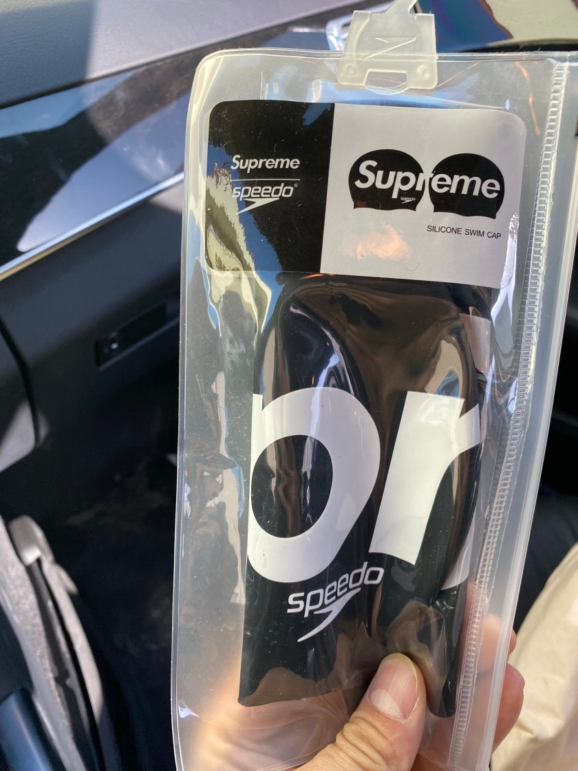 マリン/スイミング Supreme - Supreme Speedo Swim Cap black 20SS/Supreme Speedo Swim Cap スピード スイム キャップ 水泳帽