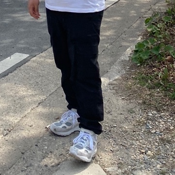New Balance 992 Made in USA White Silver 착용 스타일