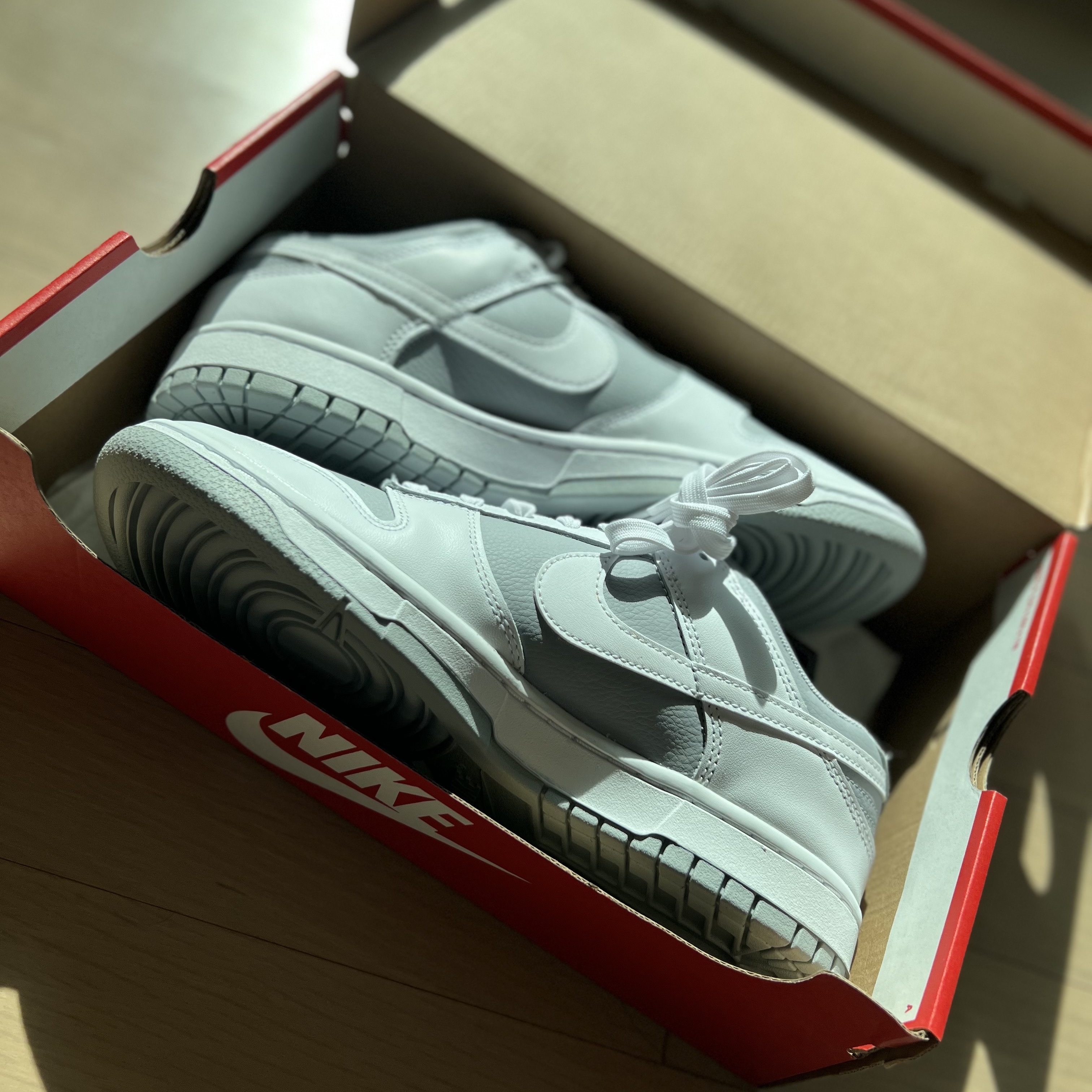 Nike Dunk Low Retro White Neutral Grey 착용 스타일