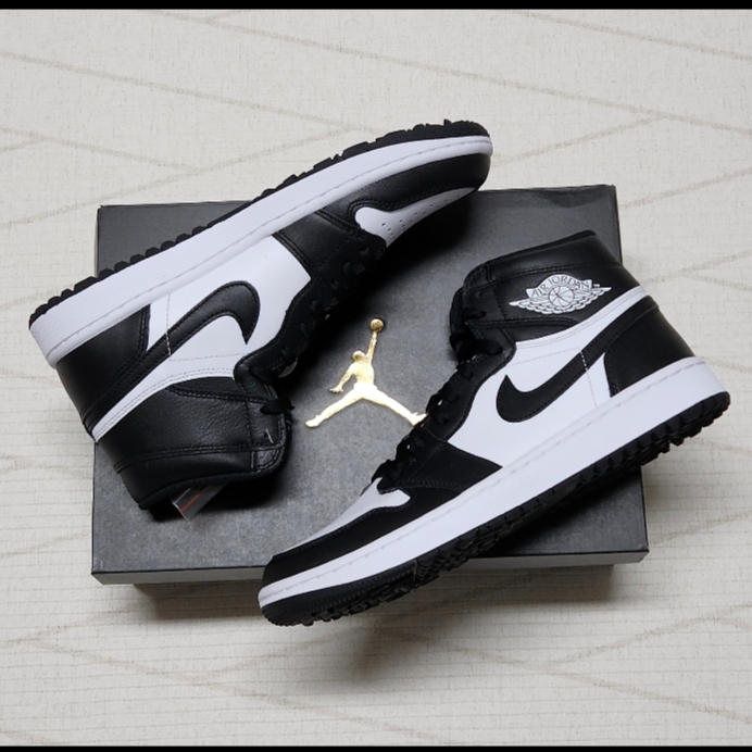 Jordan 1 High Golf White Black 착용 스타일 - 2