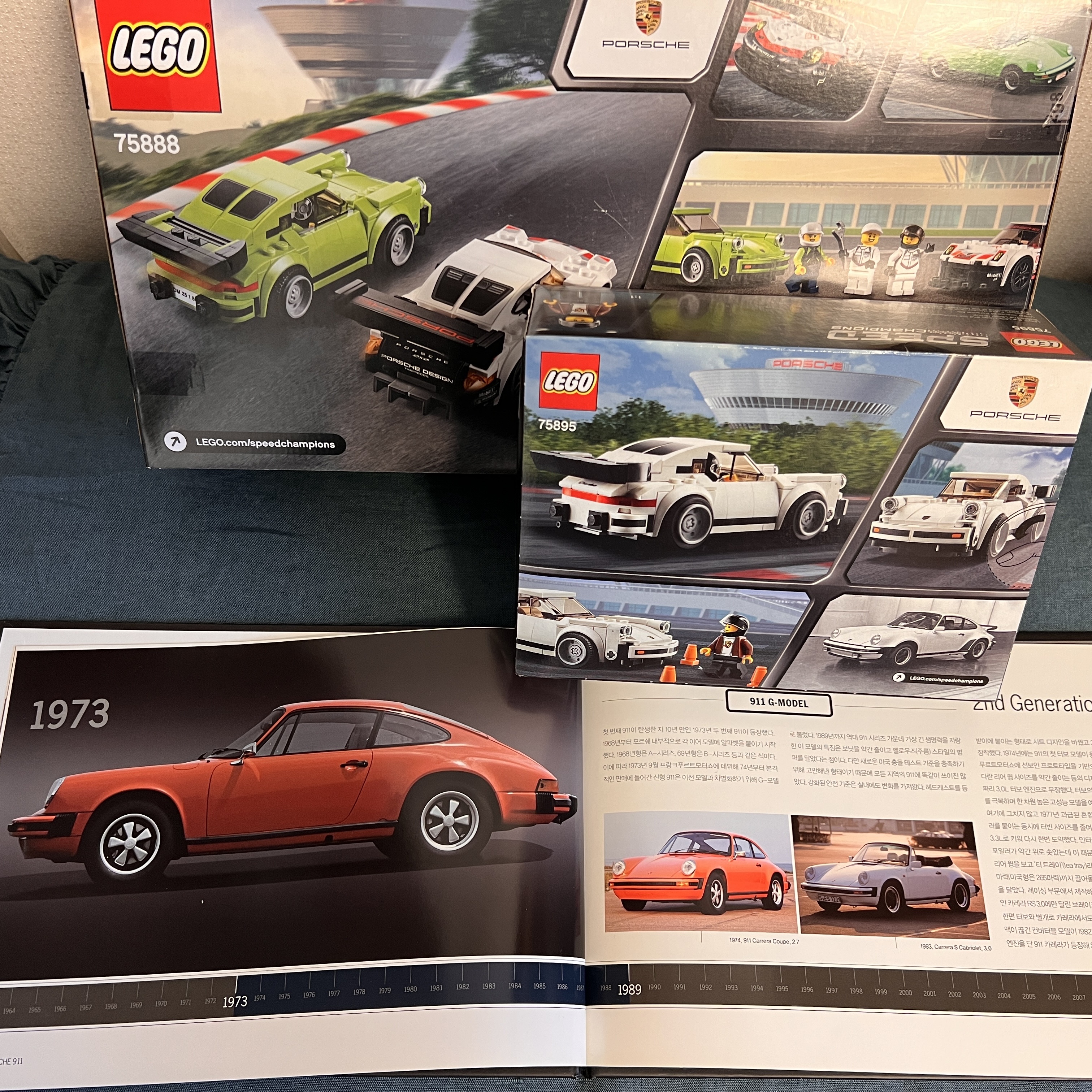 Lego 1974 Porsche 911 Turbo 3.0, Lego Porsche 911 RSR and 911 Turbo 3.0 착용 스타일