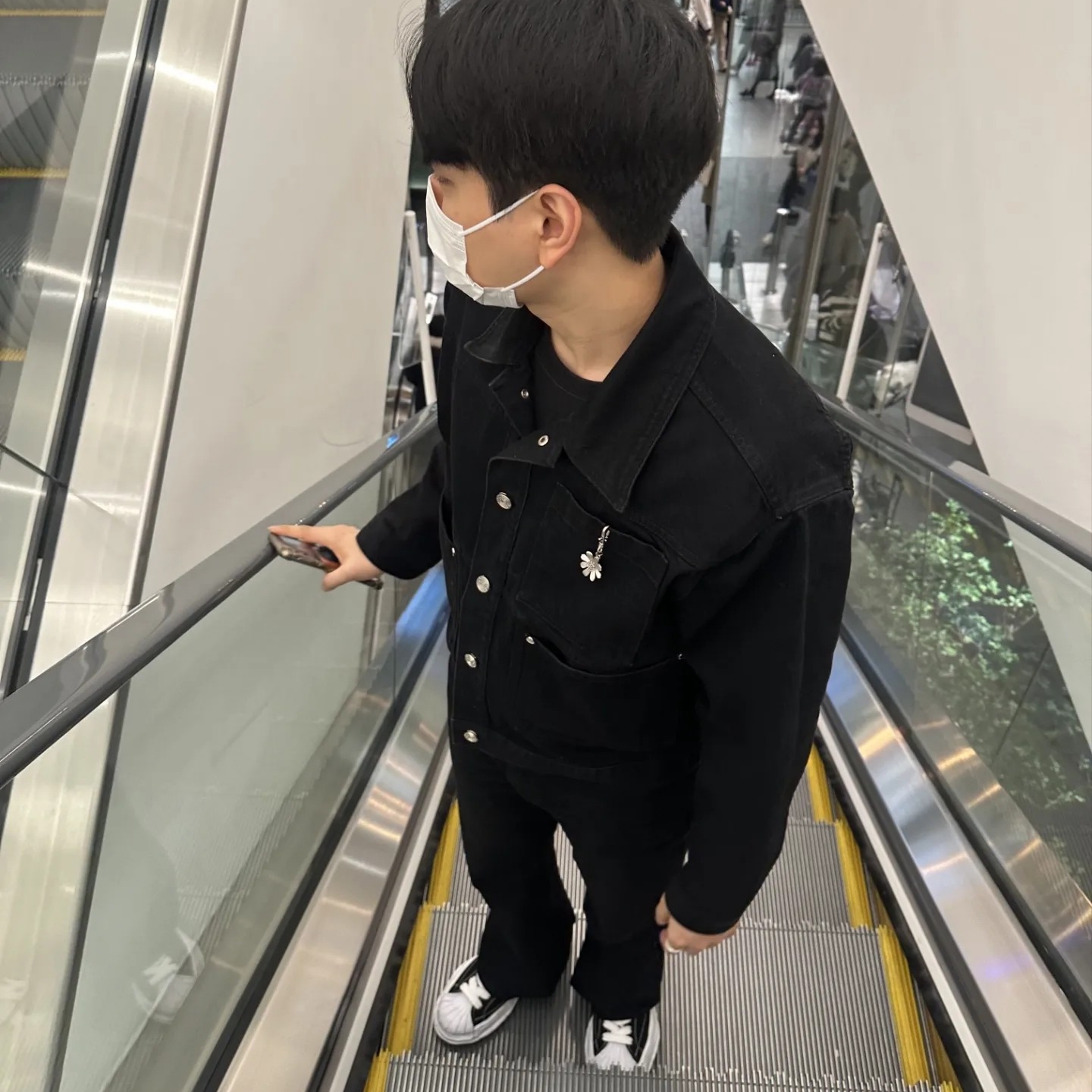 Maison Mihara Yasuhiro Blakey OG Sole Canvas Low-top Sneakers Black White 착용 스타일