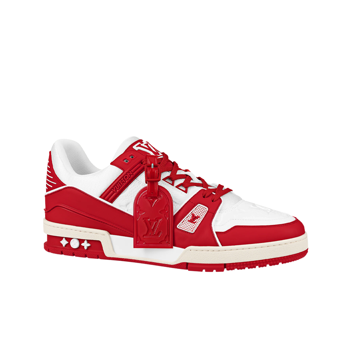 Louis Vuitton Mens Sneakers 2022-23FW, Red, 10.5