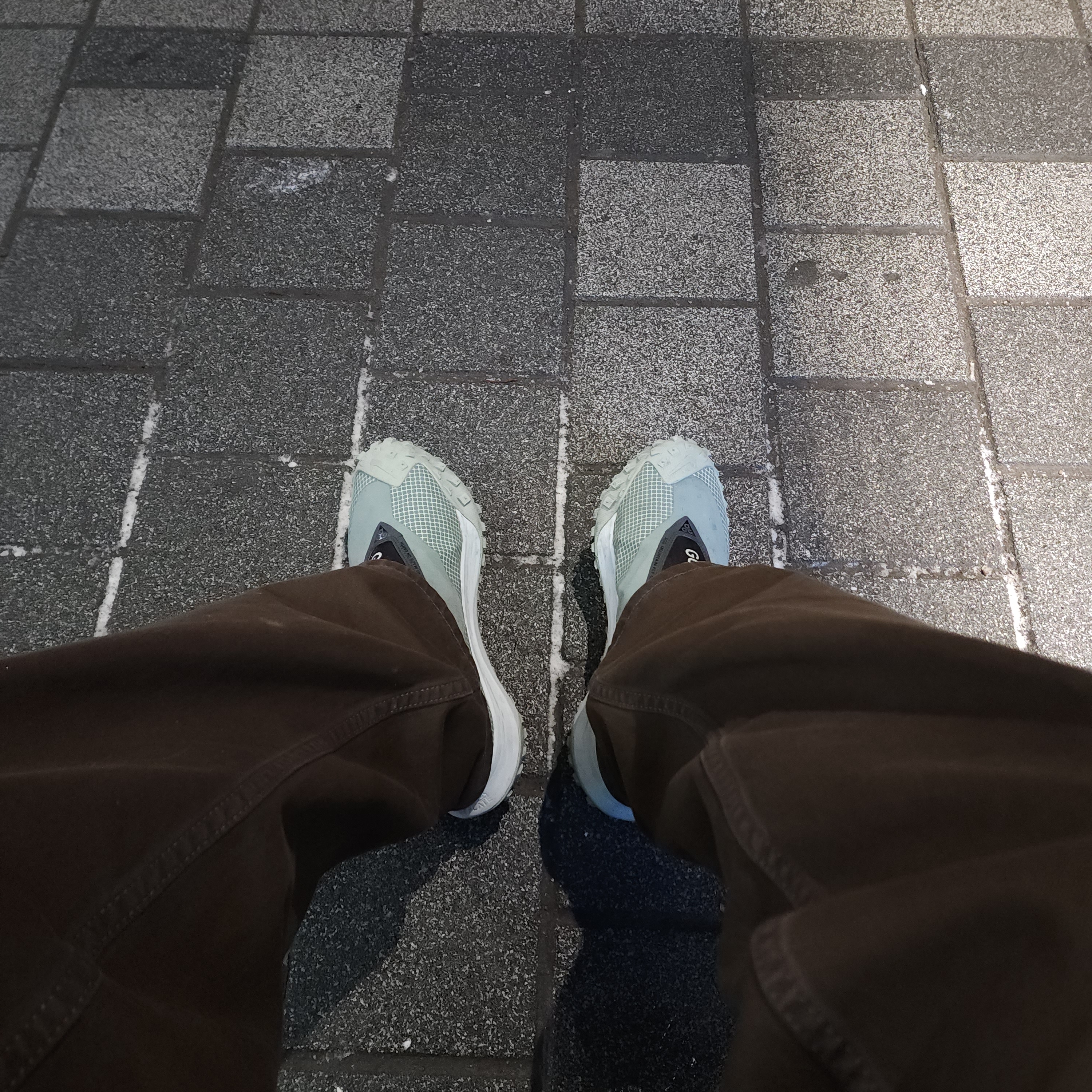 Nike ACG Mountain Fly Gore-Tex Clay Green 착용 스타일 - 1