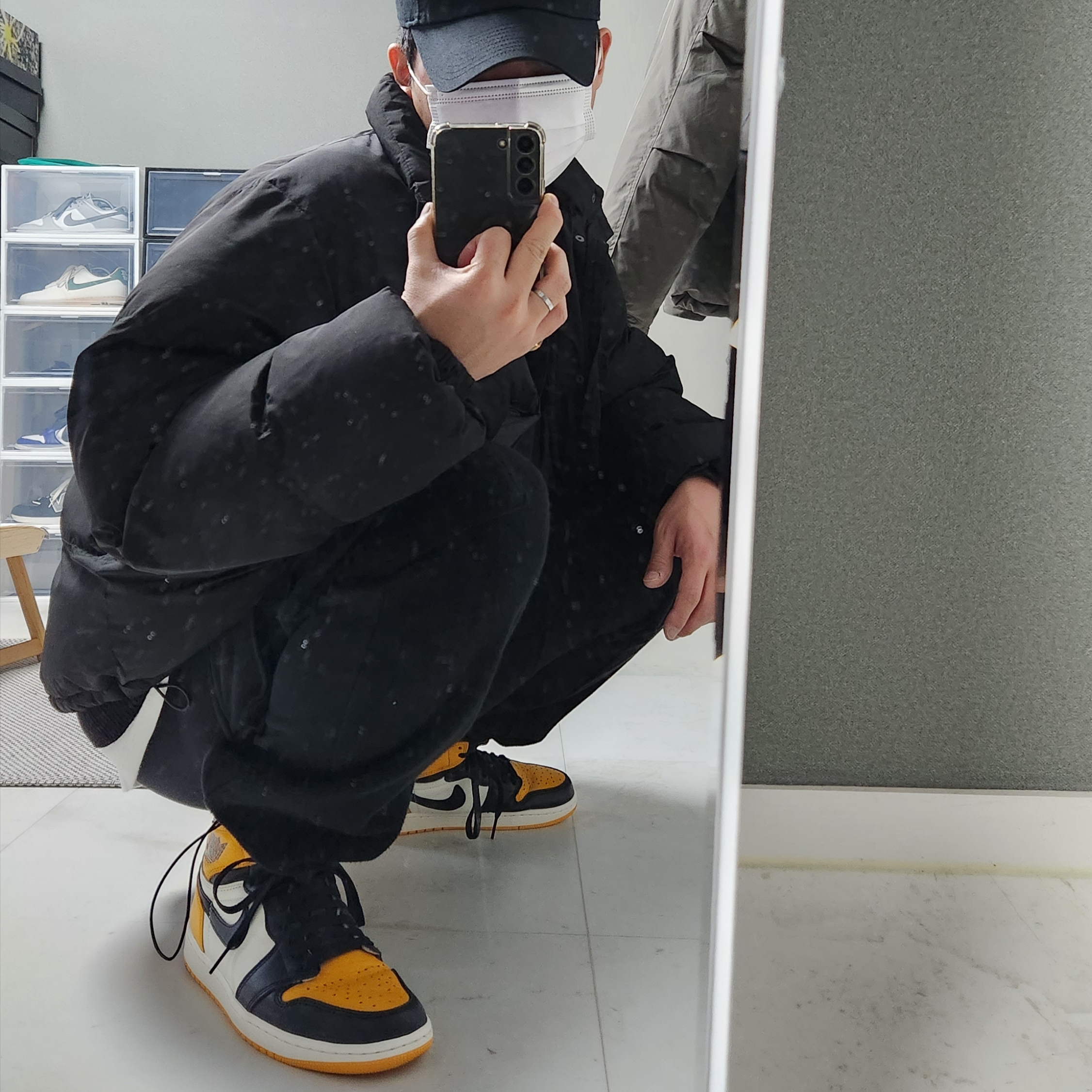 Jordan 1 Retro High OG Taxi 착용 스타일