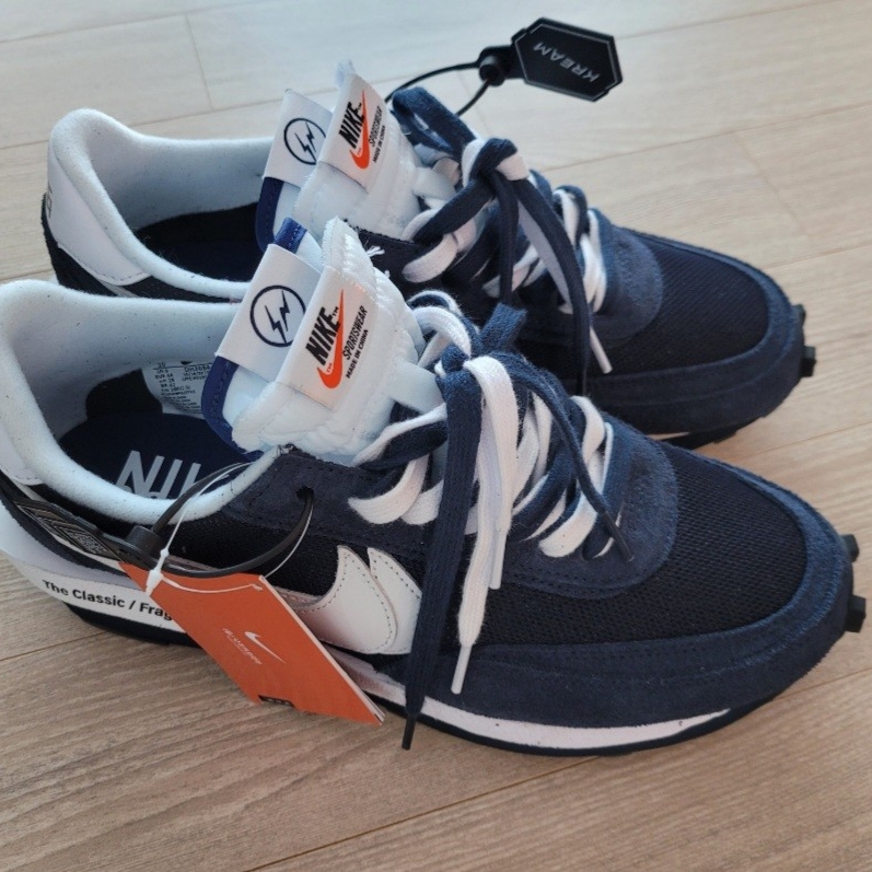 Nike x Sacai x Fragment LDWaffle Blackened Blue 착용 스타일