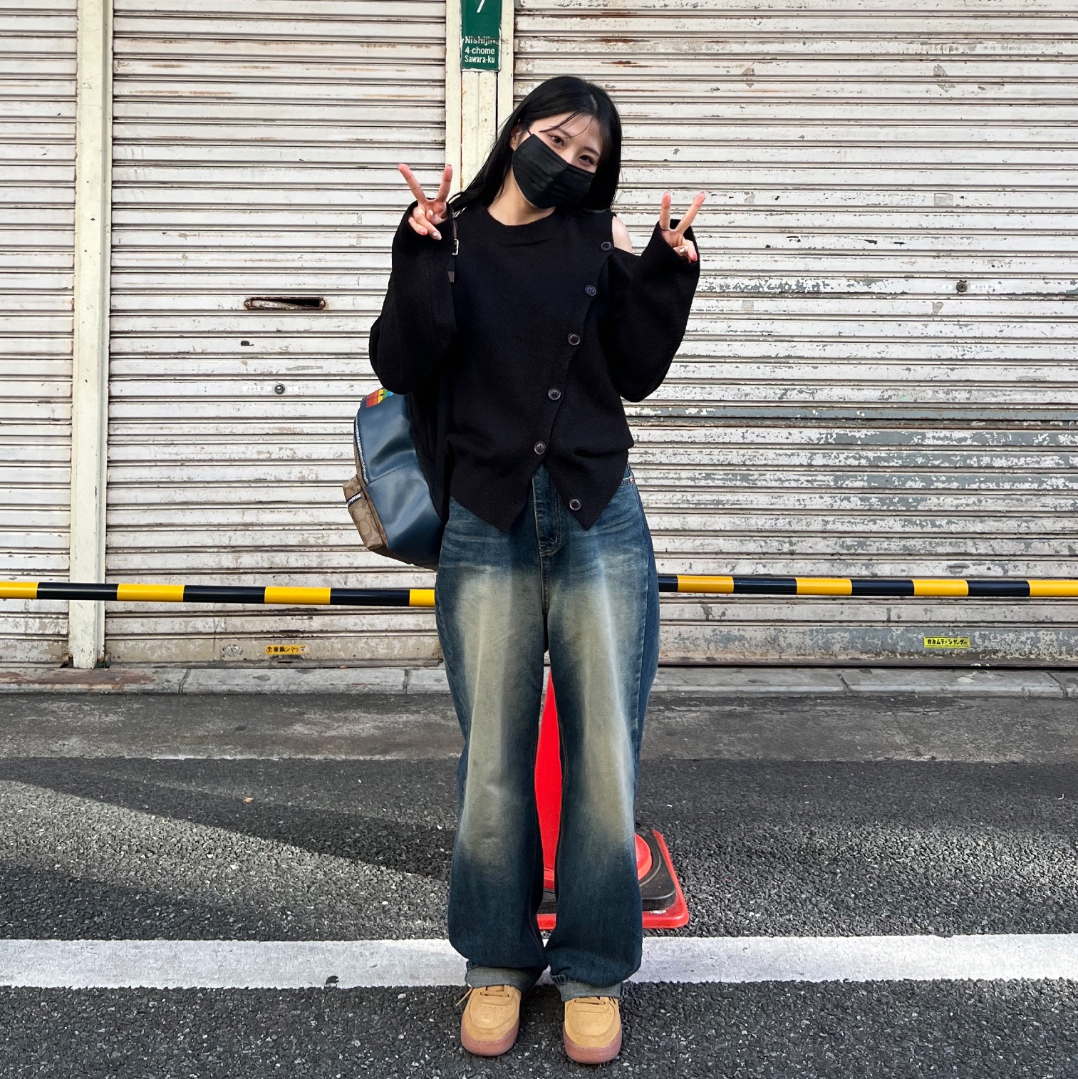 (GS) Nike Air Force 1 LV8 3 Wheat 착용 스타일 - 4