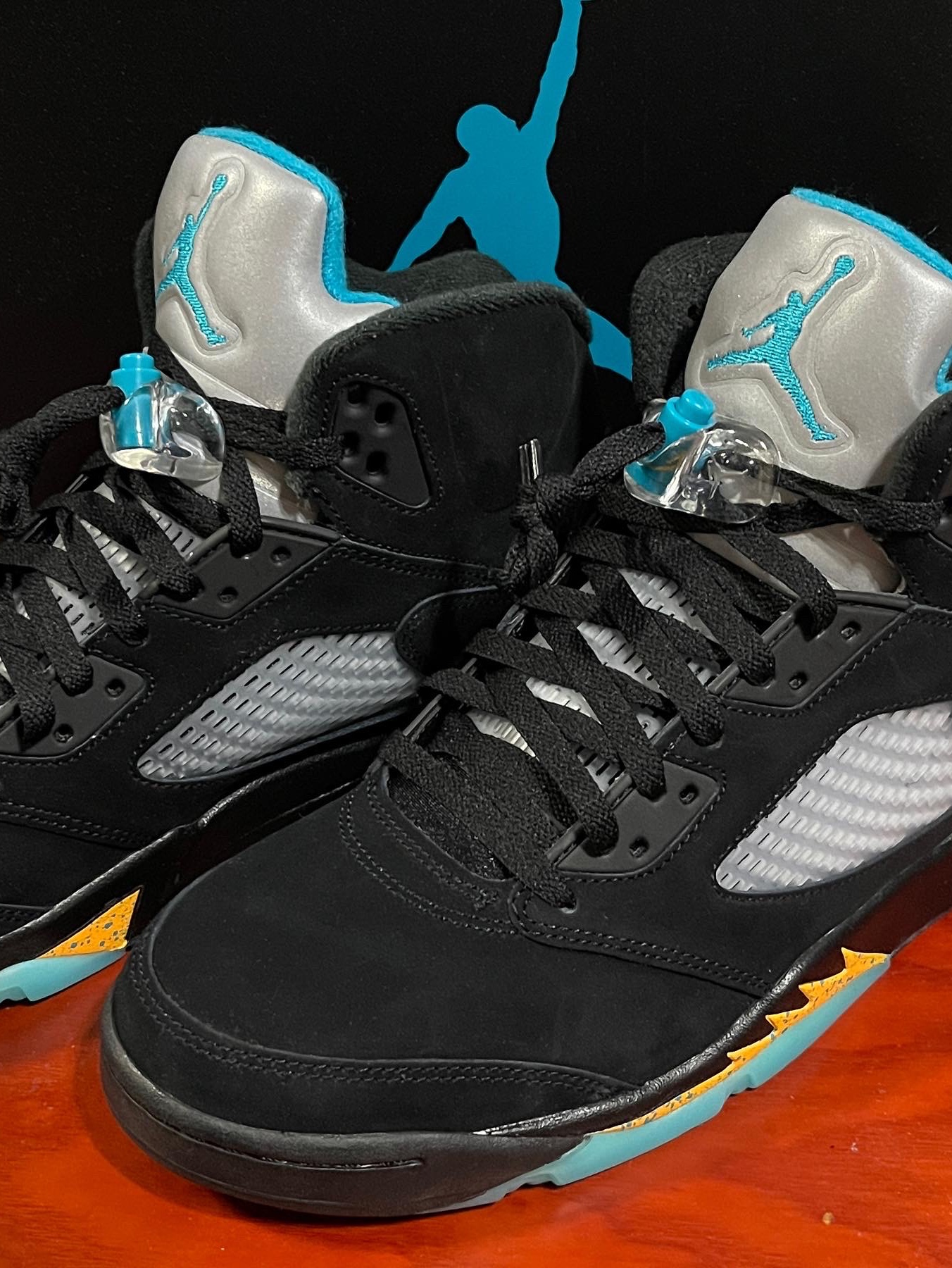 Jordan 5 Retro Aqua 착용 스타일 - 2