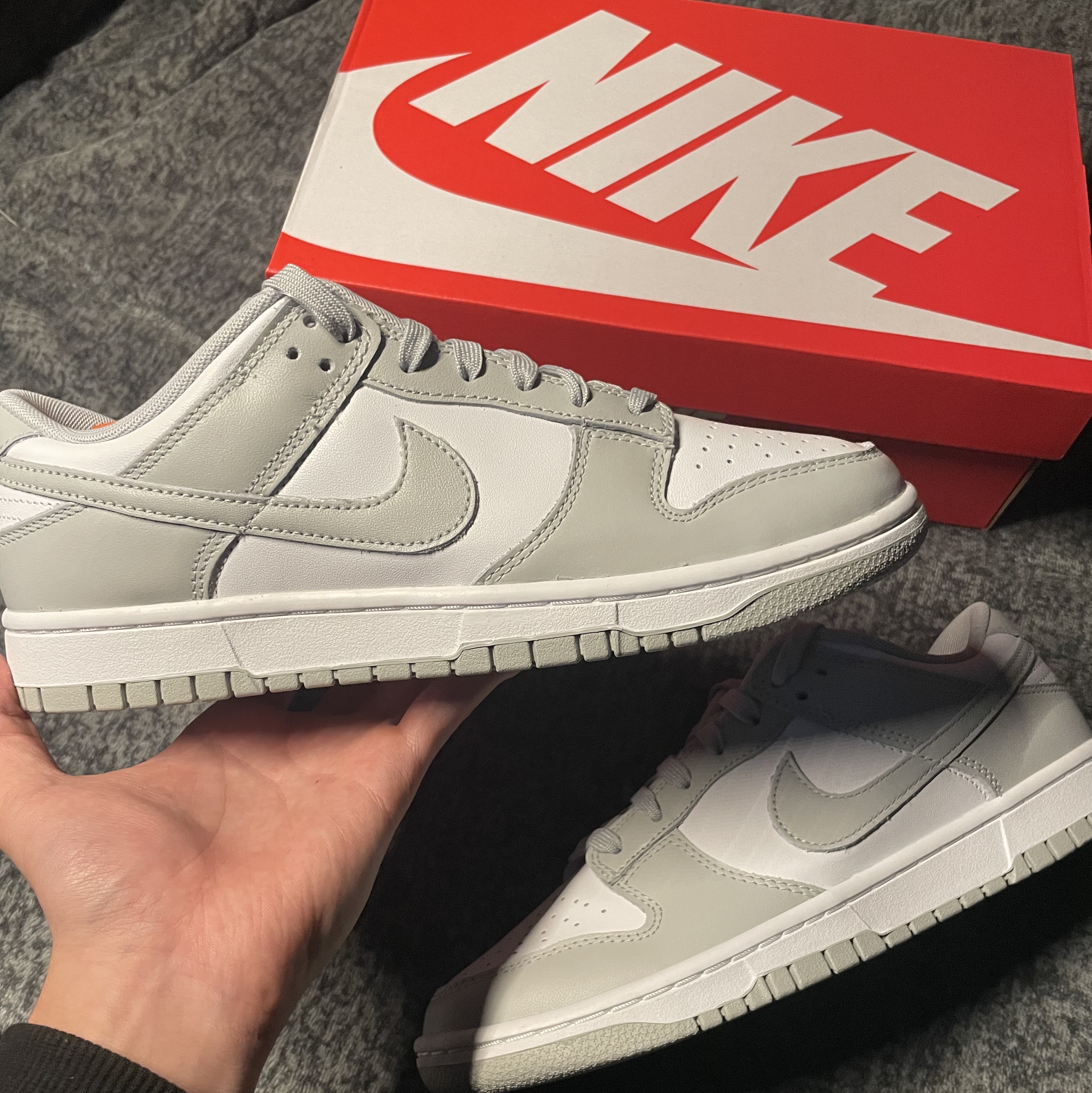 Nike Dunk Low Retro Grey Fog 착용 스타일