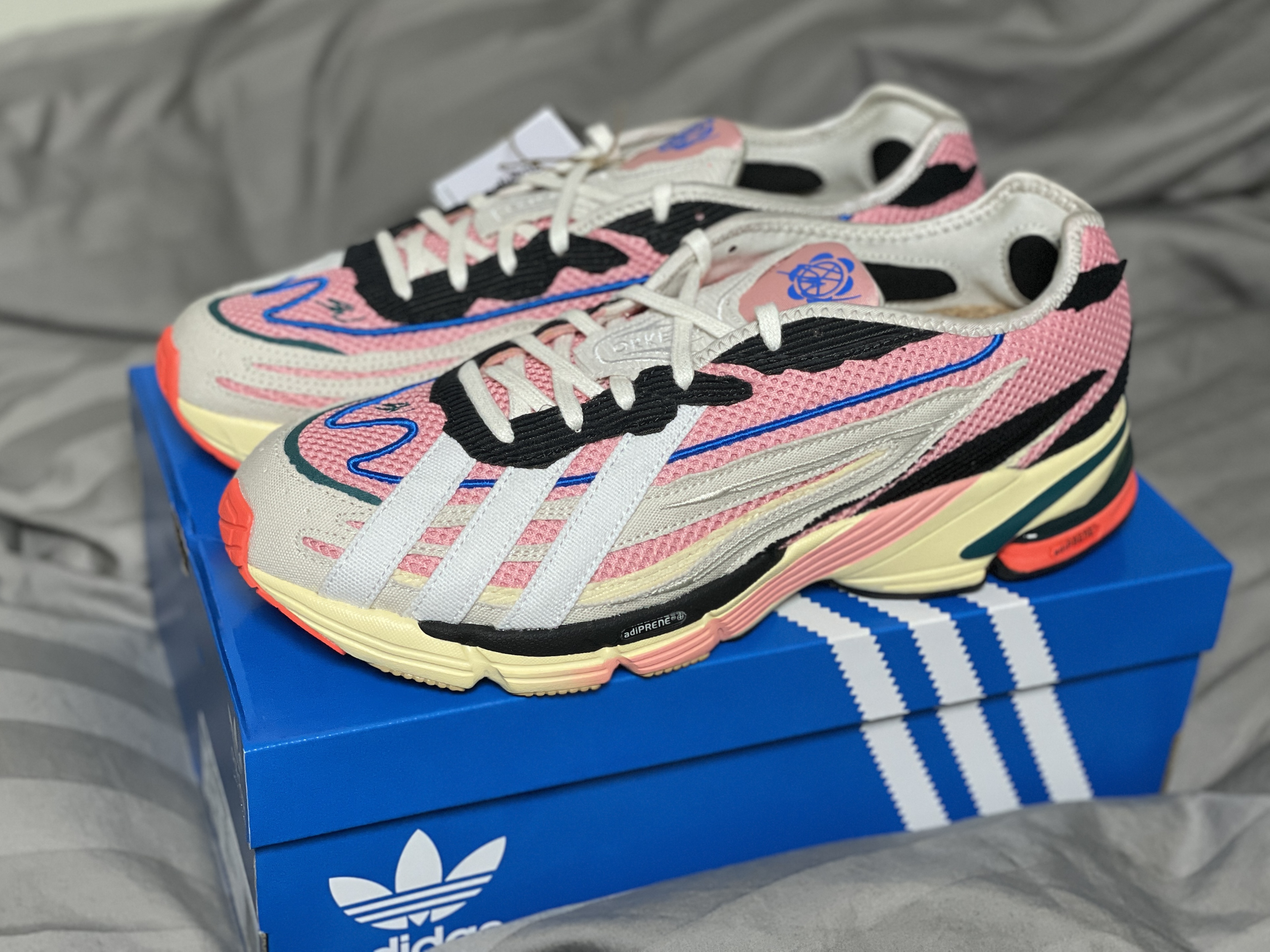 Adidas x Sean Wotherspoon Orketro White Easy Yellow 착용 스타일