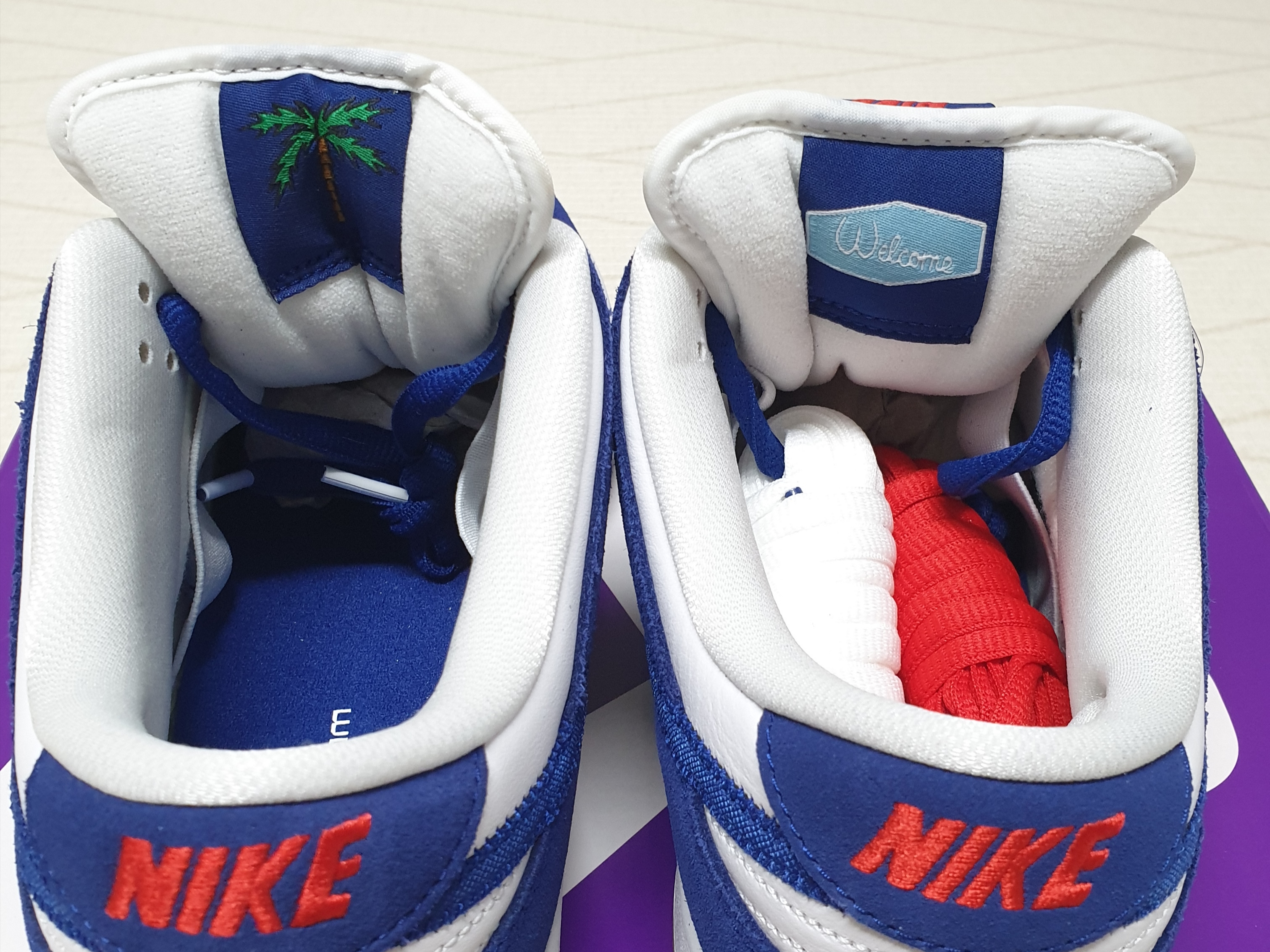 Nike SB Dunk Low Pro Premium Deep Royal Blue 착용 스타일 - 3