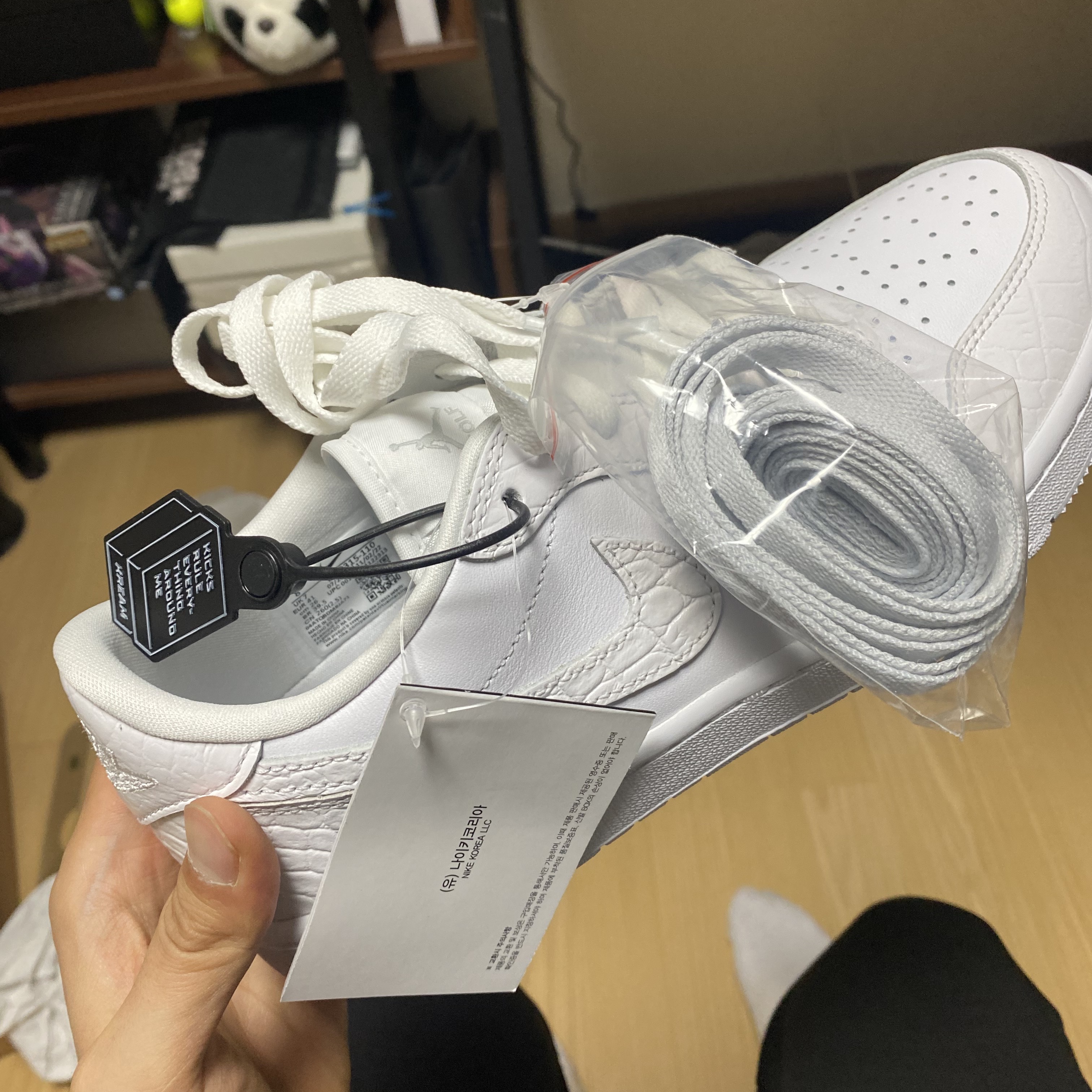 Jordan 1 Low Golf Pure Platinum 착용 스타일 - 1