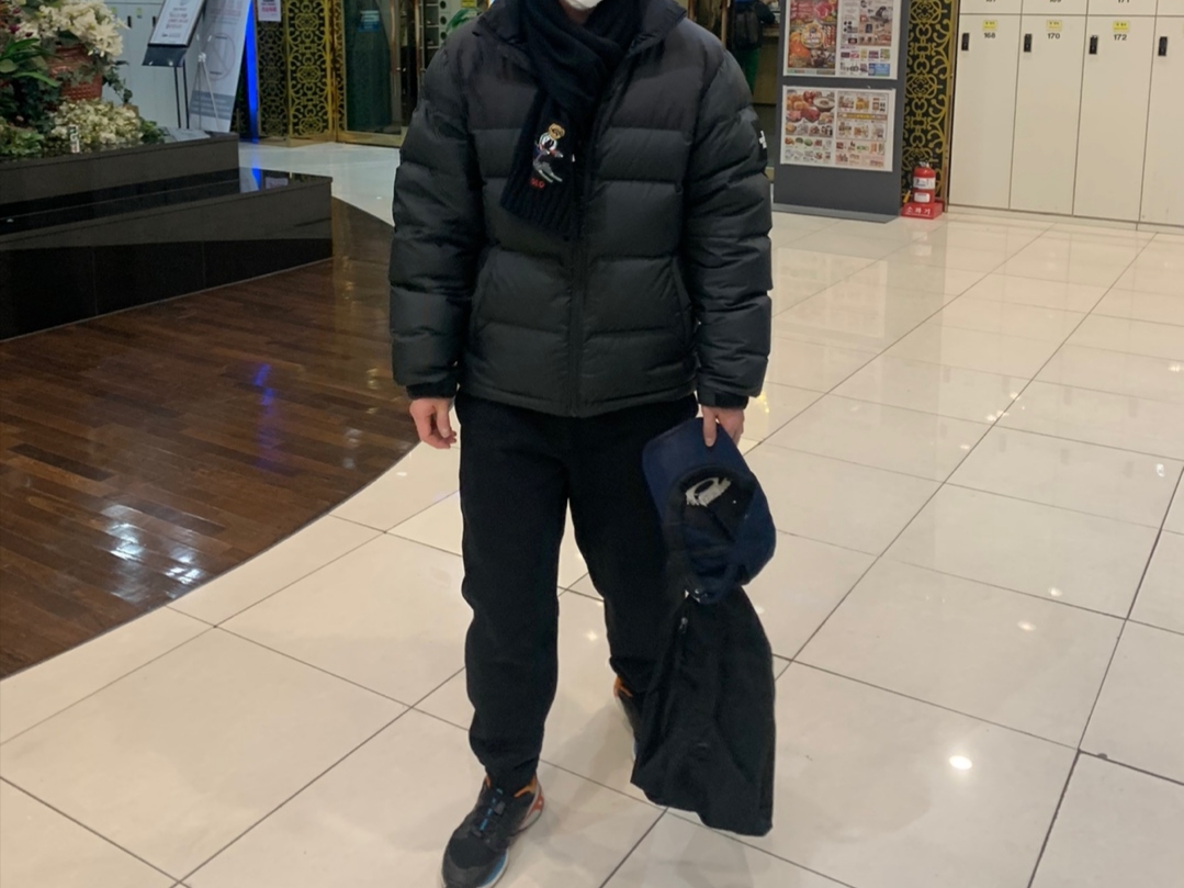 Nike NRG Solo Swoosh Fleece Pants Black - US/EU, The North Face 1992 Nuptse Jacket Charcoal 착용 스타일