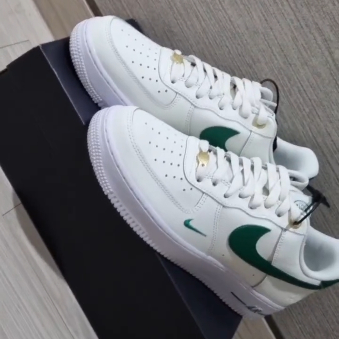Nike Air Force 1 '07 LV8 40th Anniversary Join Forces Sail Malachite 착용 스타일