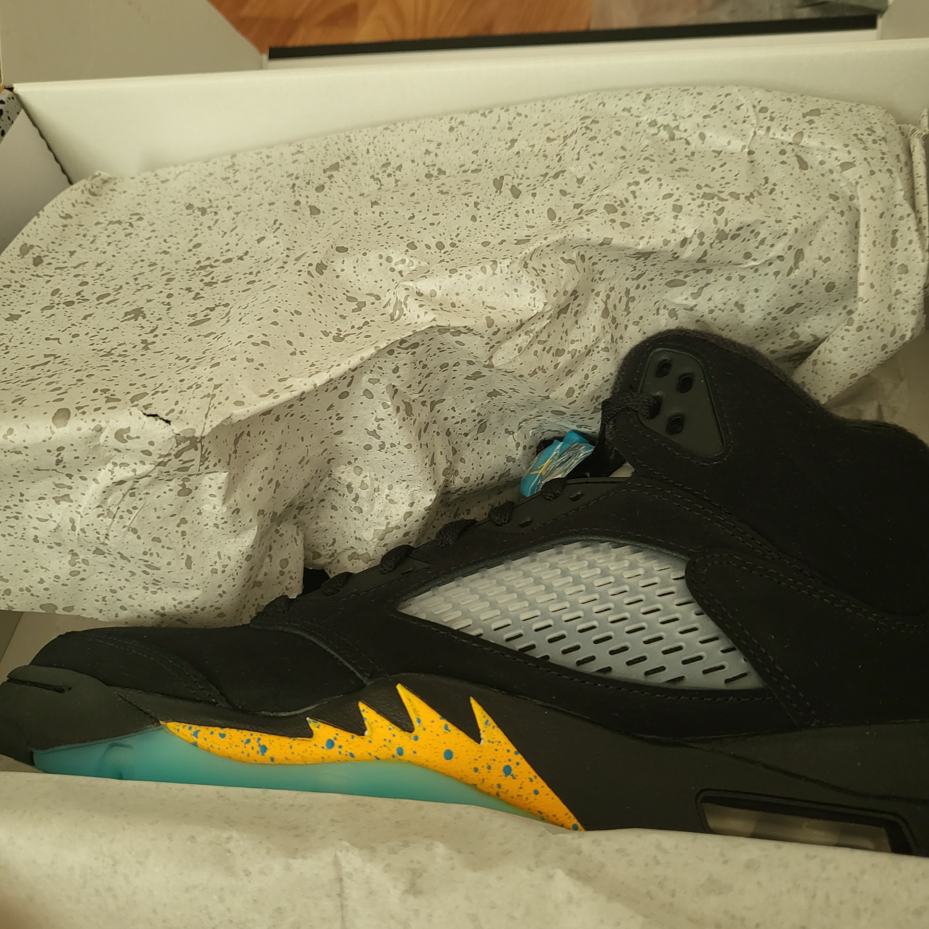 Jordan 5 Retro Aqua 착용 스타일 - 2