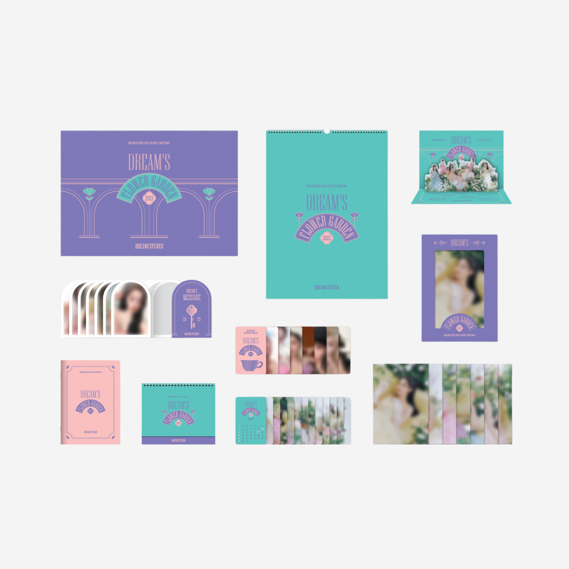 드림캐쳐 드림 플라워 가든 버전 시즌 그리팅 2023(Dreamcatcher Dream’s Flower Garden Ver. Season’s Greetings 2023) - 2