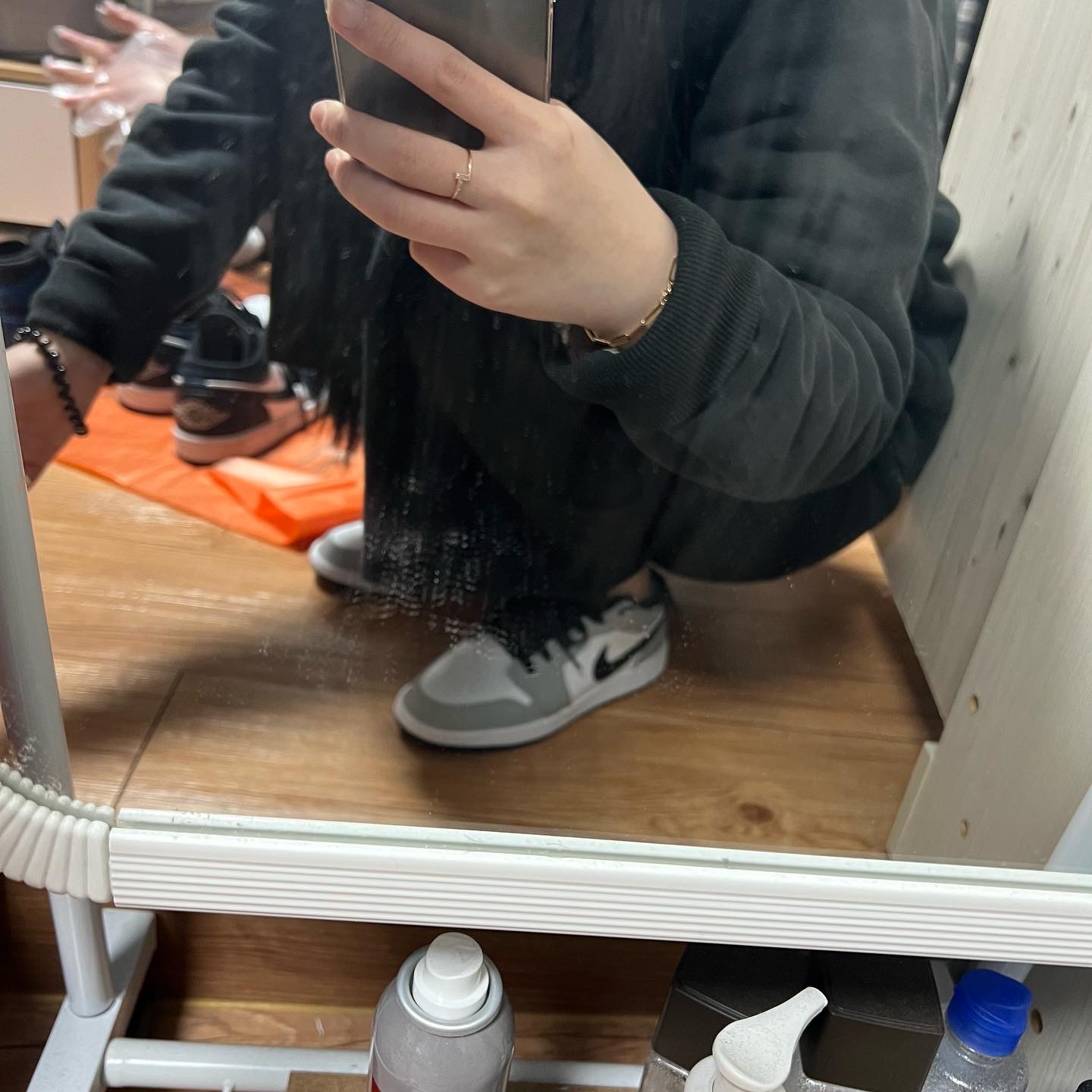 (GS) Jordan 1 Low Light Smoke Grey 착용 스타일