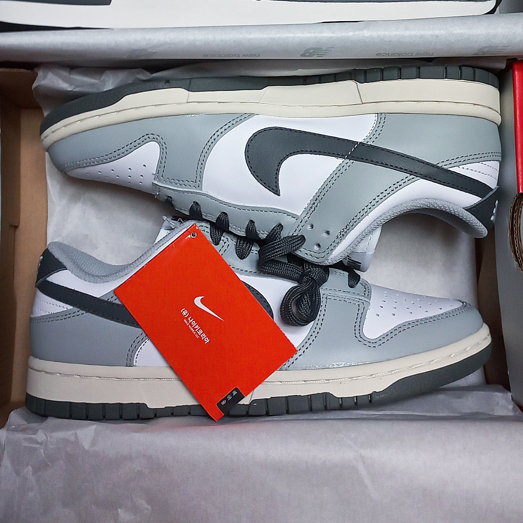 (W) Nike Dunk Low Light Smoke Grey 착용 스타일