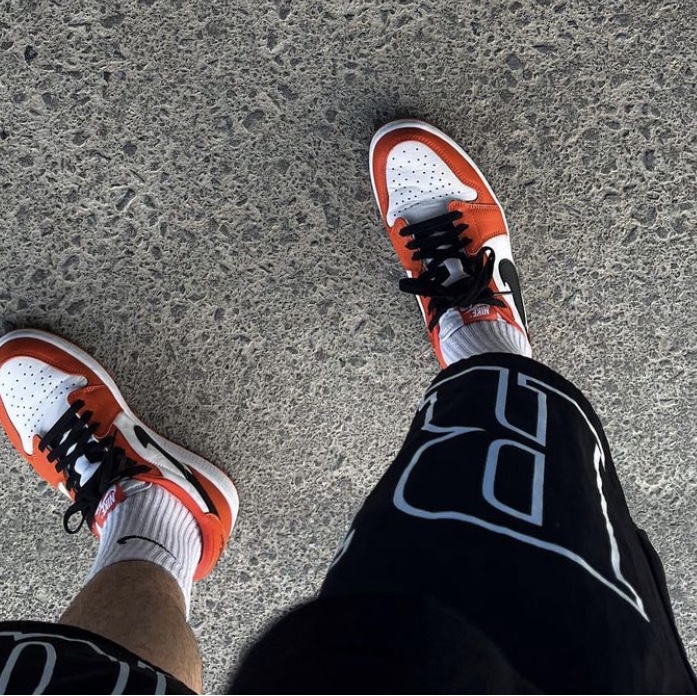 (GS) Jordan 1 Low OG Starfish 착용 스타일