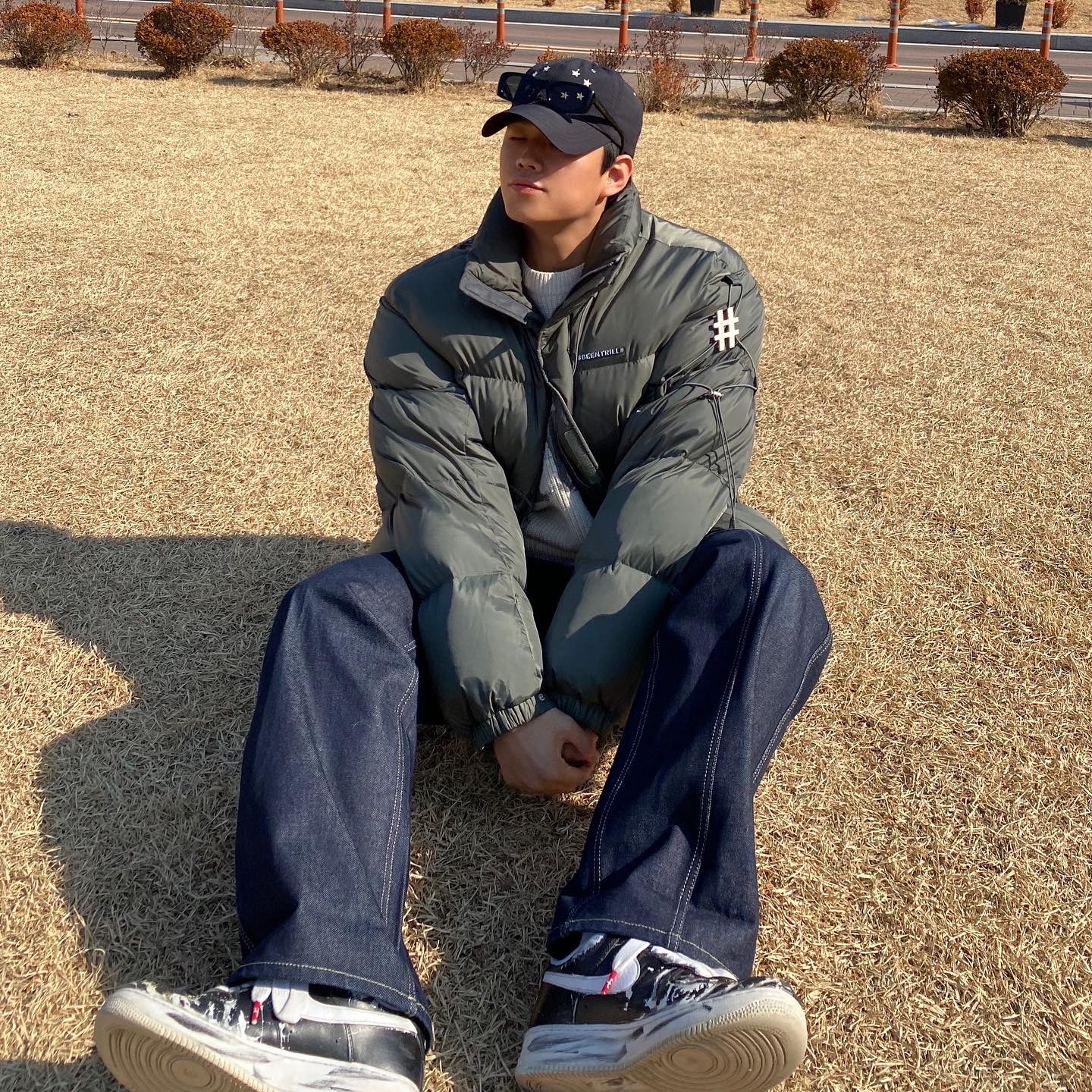 Nike x Peaceminusone Air Force 1 Low Para-Noise 착용 스타일 - 1