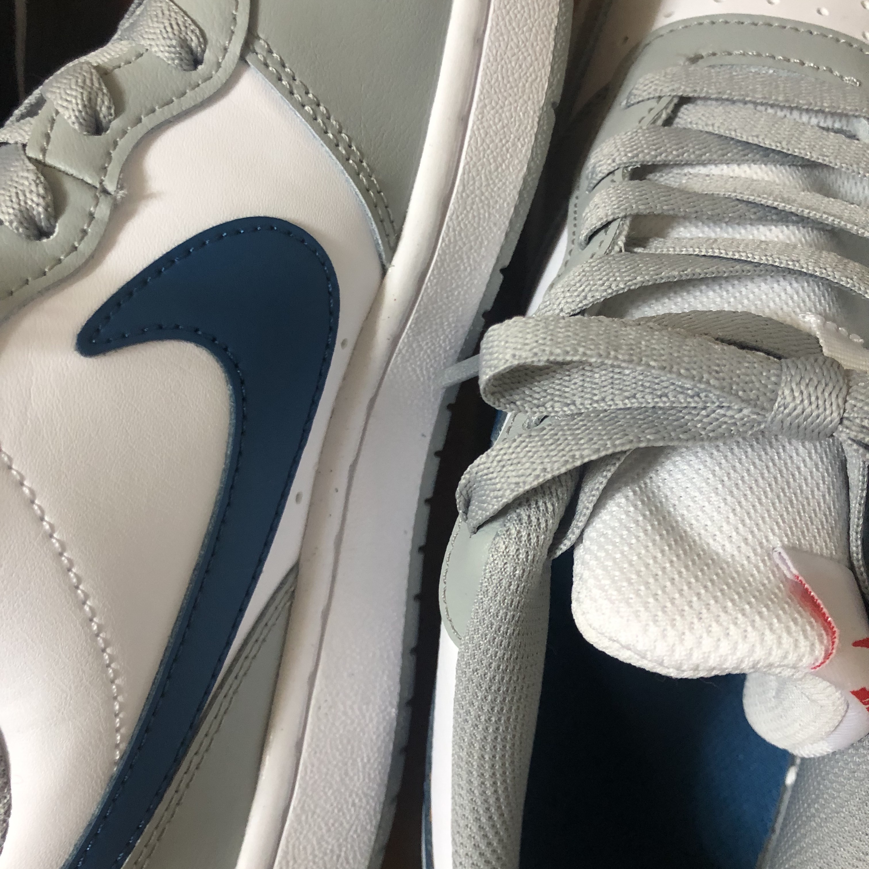 (GS) Nike Court Borough Low 2 Light Smoke Grey 착용 스타일