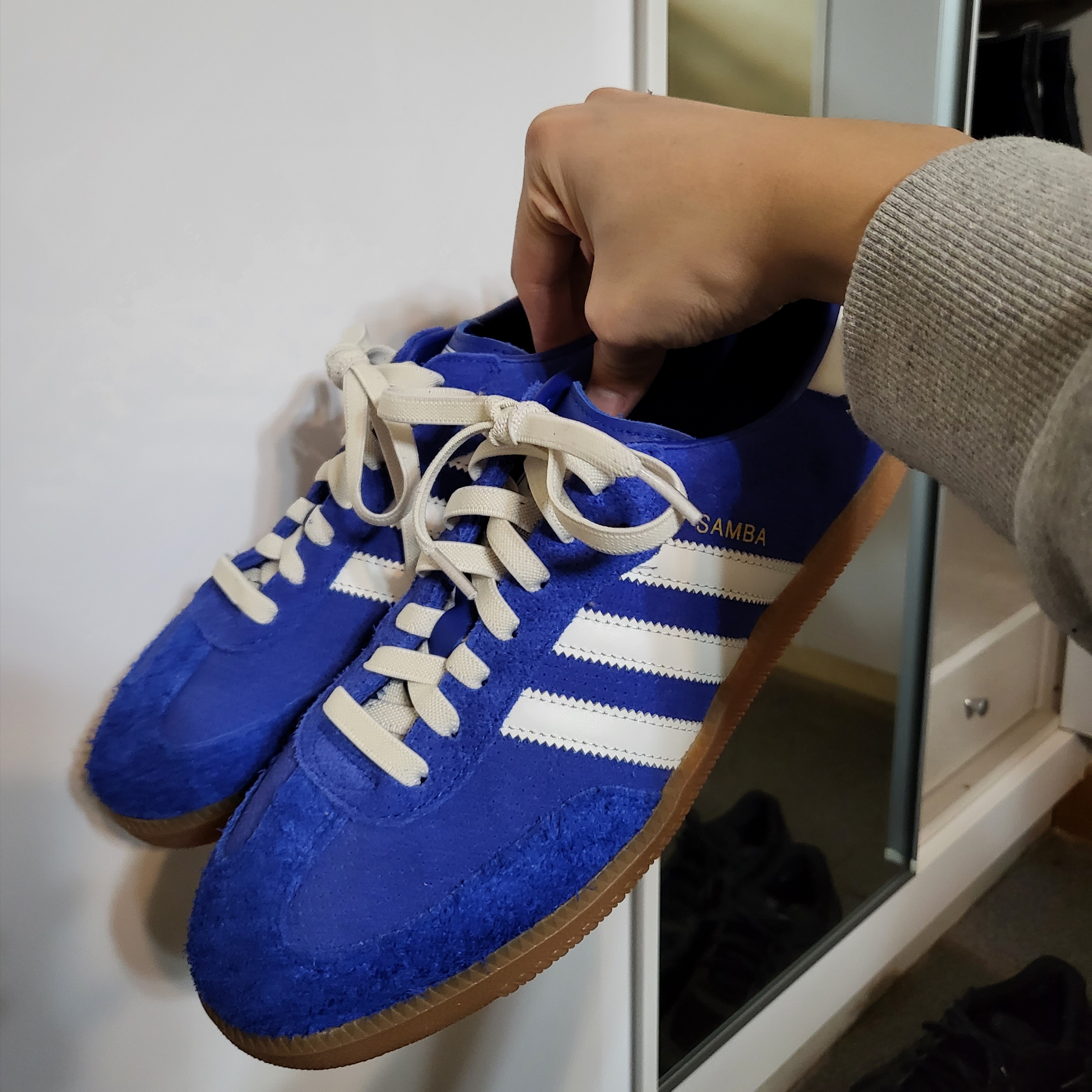 Adidas Samba OG Royal Blue 착용 스타일