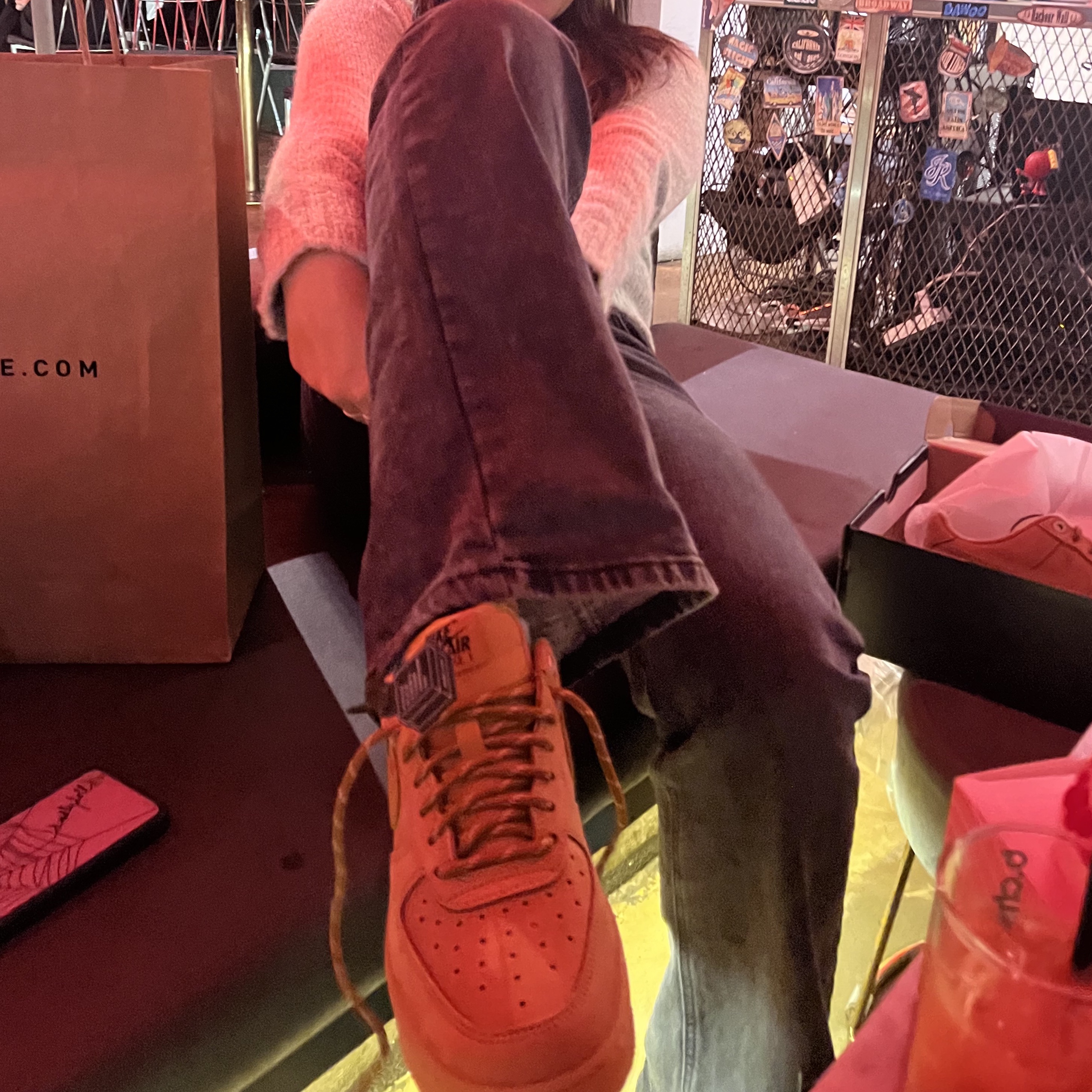 Nike Air Force 1 '07 WB Flax 착용 스타일 - 2