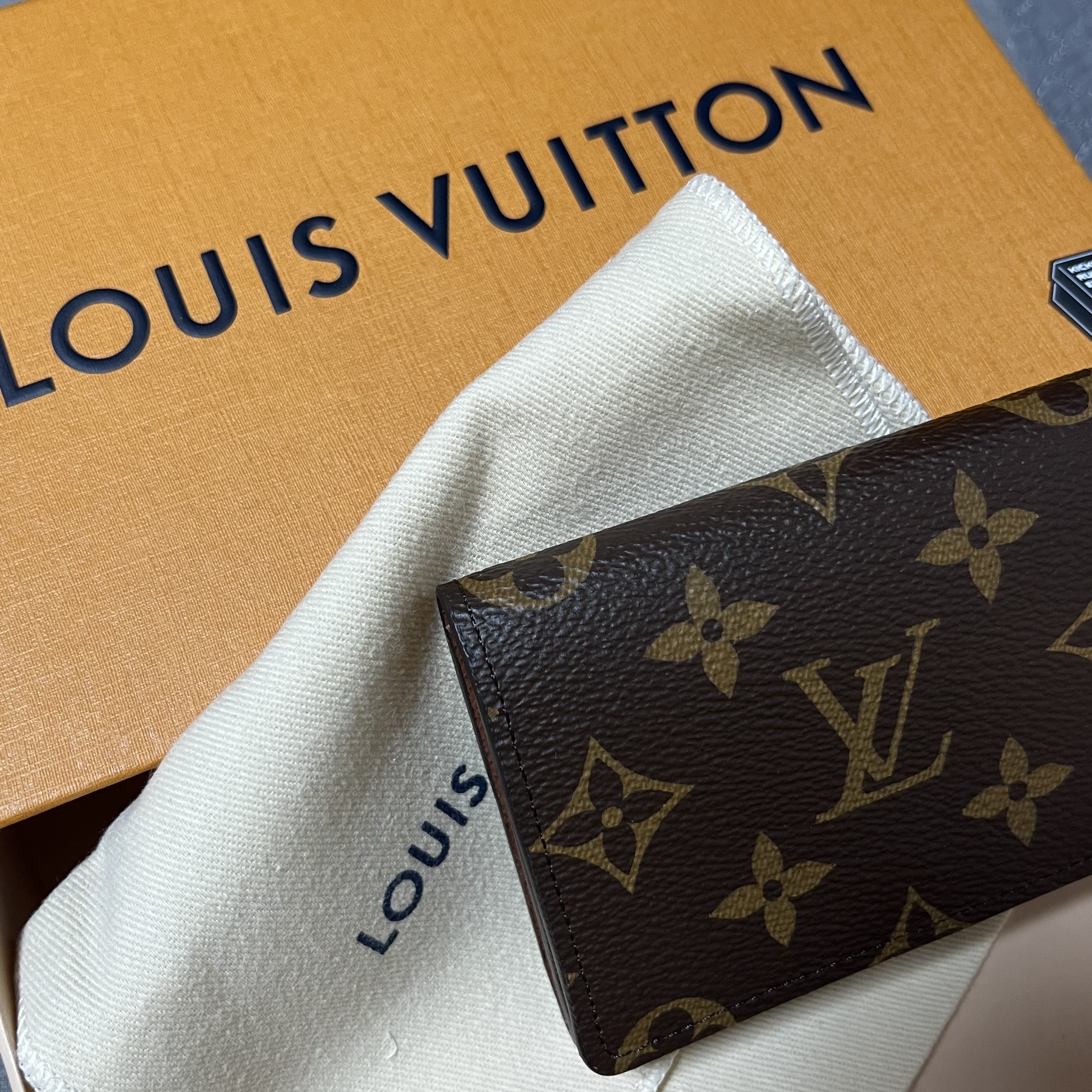 Louis Vuitton Envelope Business Card Holder Monogram 착용 스타일