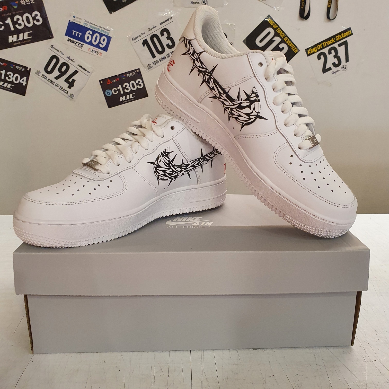 Nike Air Force 1 '07 Low White 착용 스타일