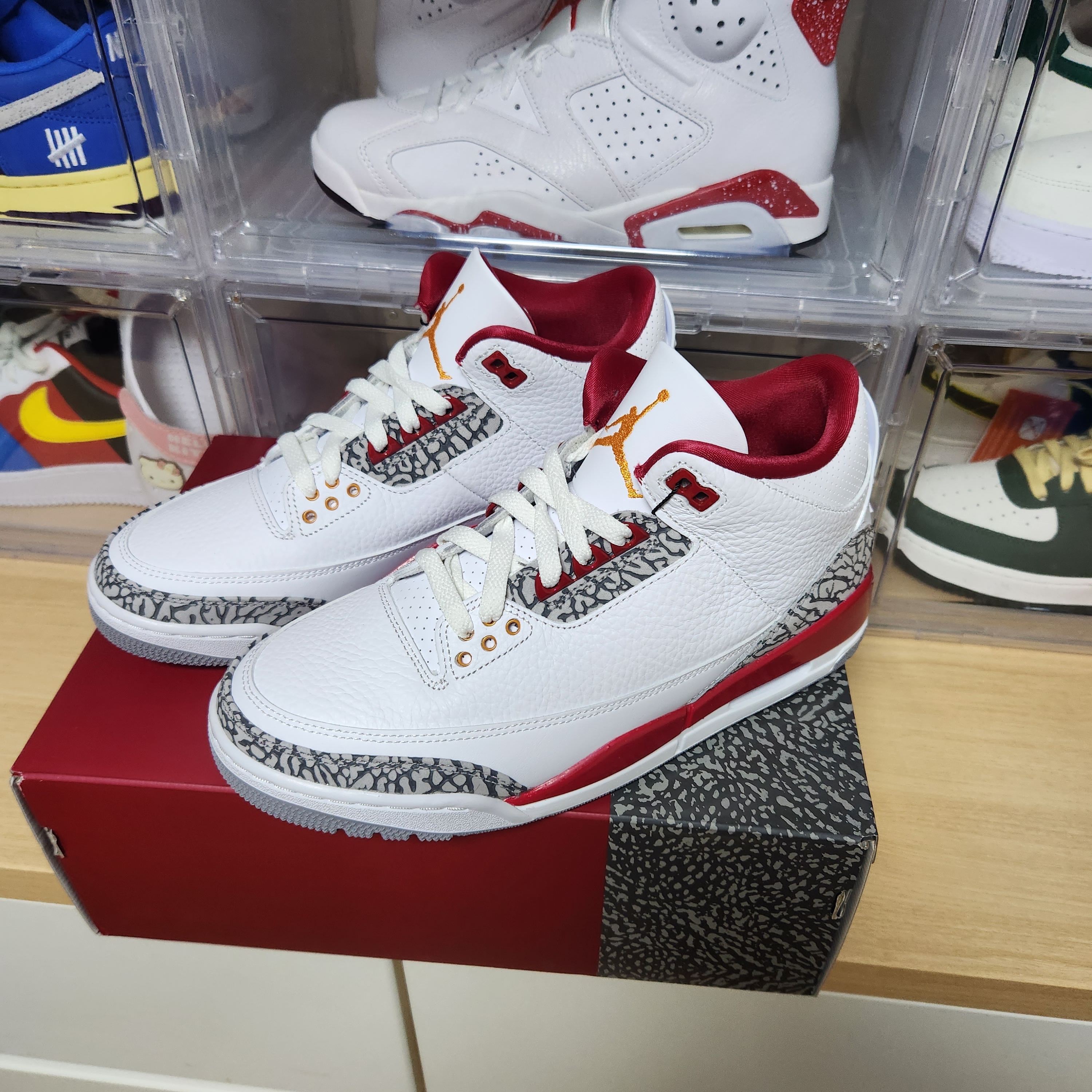 Jordan 3 Retro Cardinal Red 착용 스타일