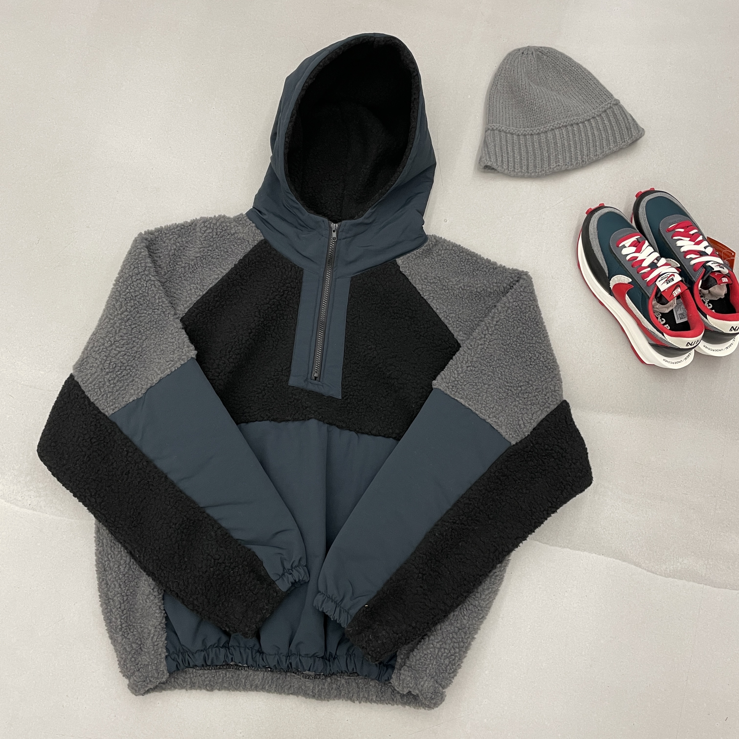 Nike x Off-White Dunk Low The 50 - Lot 46, Stussy Cosmos Reversible Jacket Multi 착용 스타일 - 2