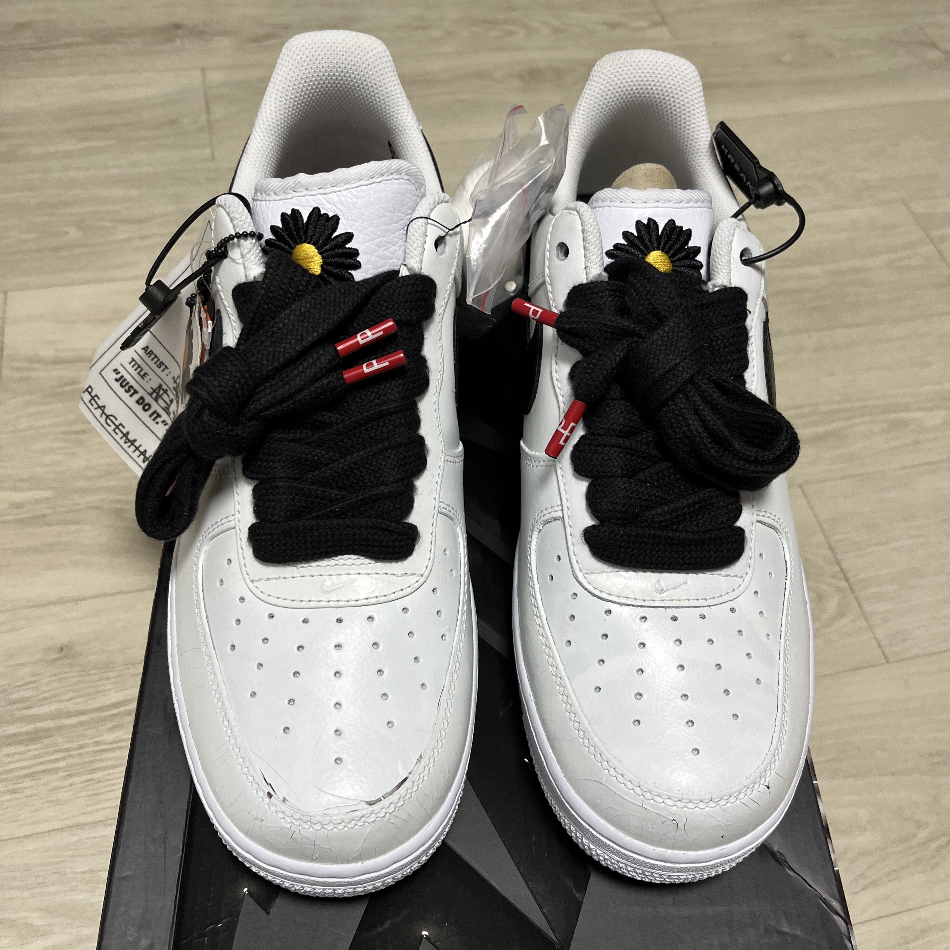Nike x Peaceminusone Air Force 1 Low Para-Noise 2.0 착용 스타일 - 1