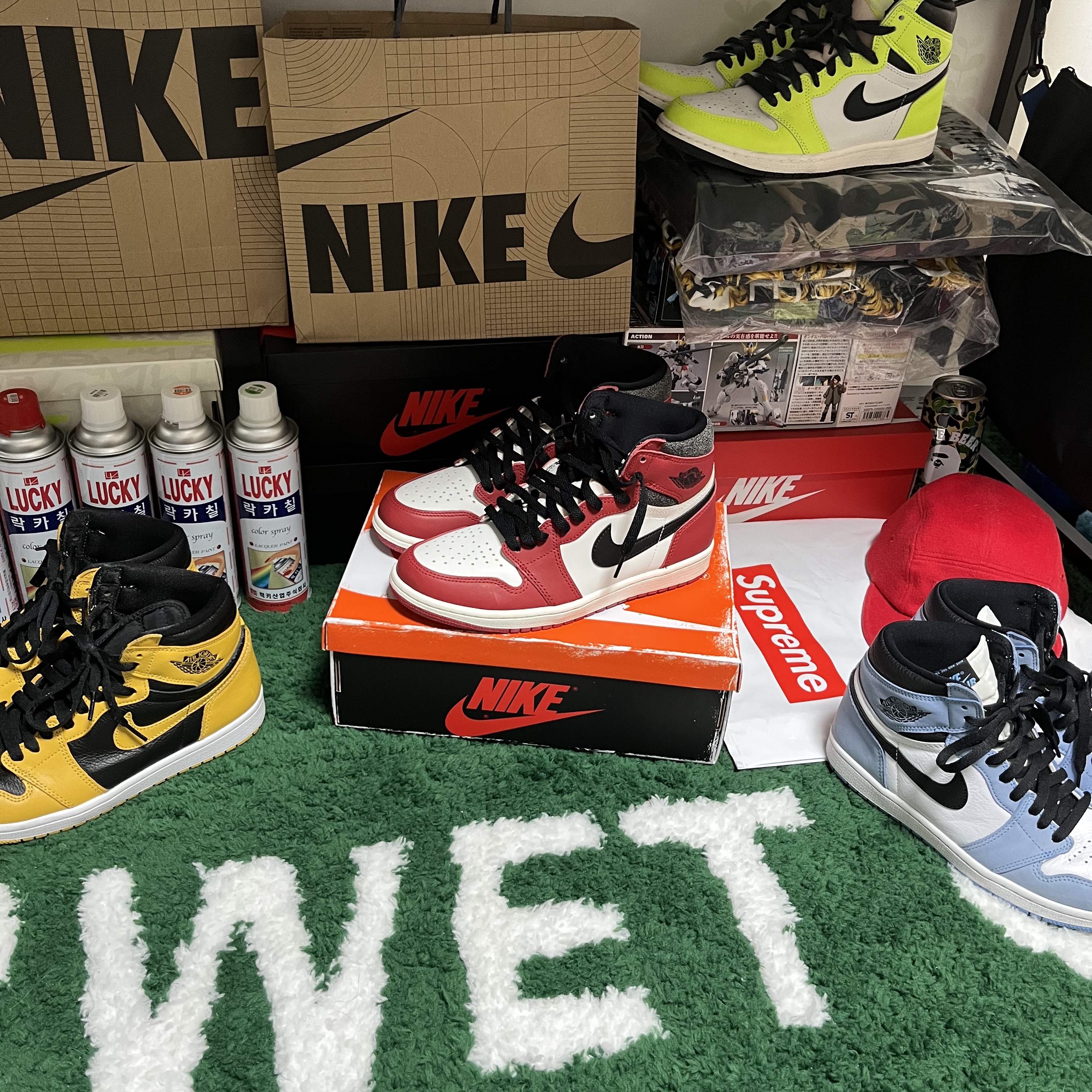 Jordan 1 Retro High OG Chicago 2022, Jordan 1 Retro High OG Pollen 착용 스타일