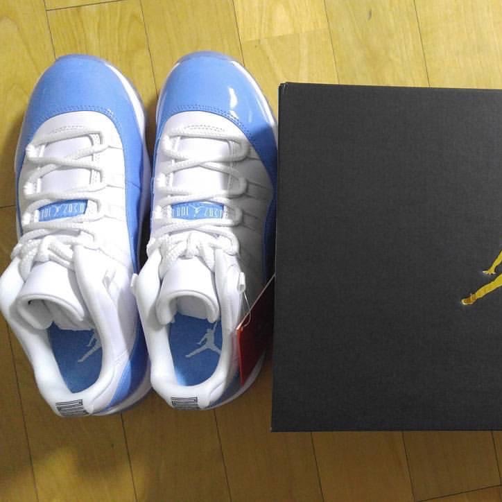 Jordan 11 Retro Low University Blue 2017 착용 스타일