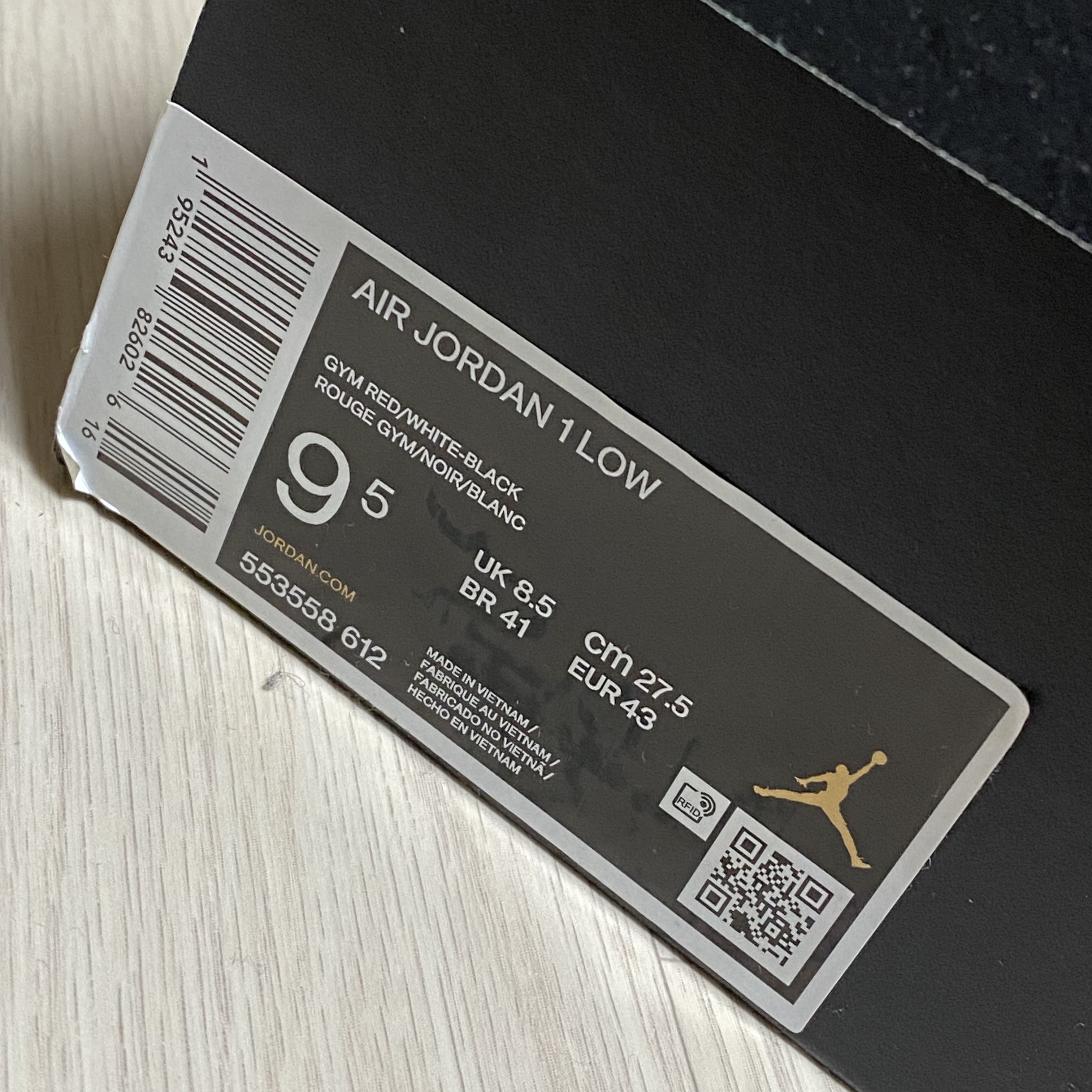 Jordan 1 Low Bred Toe 착용 스타일 - 4