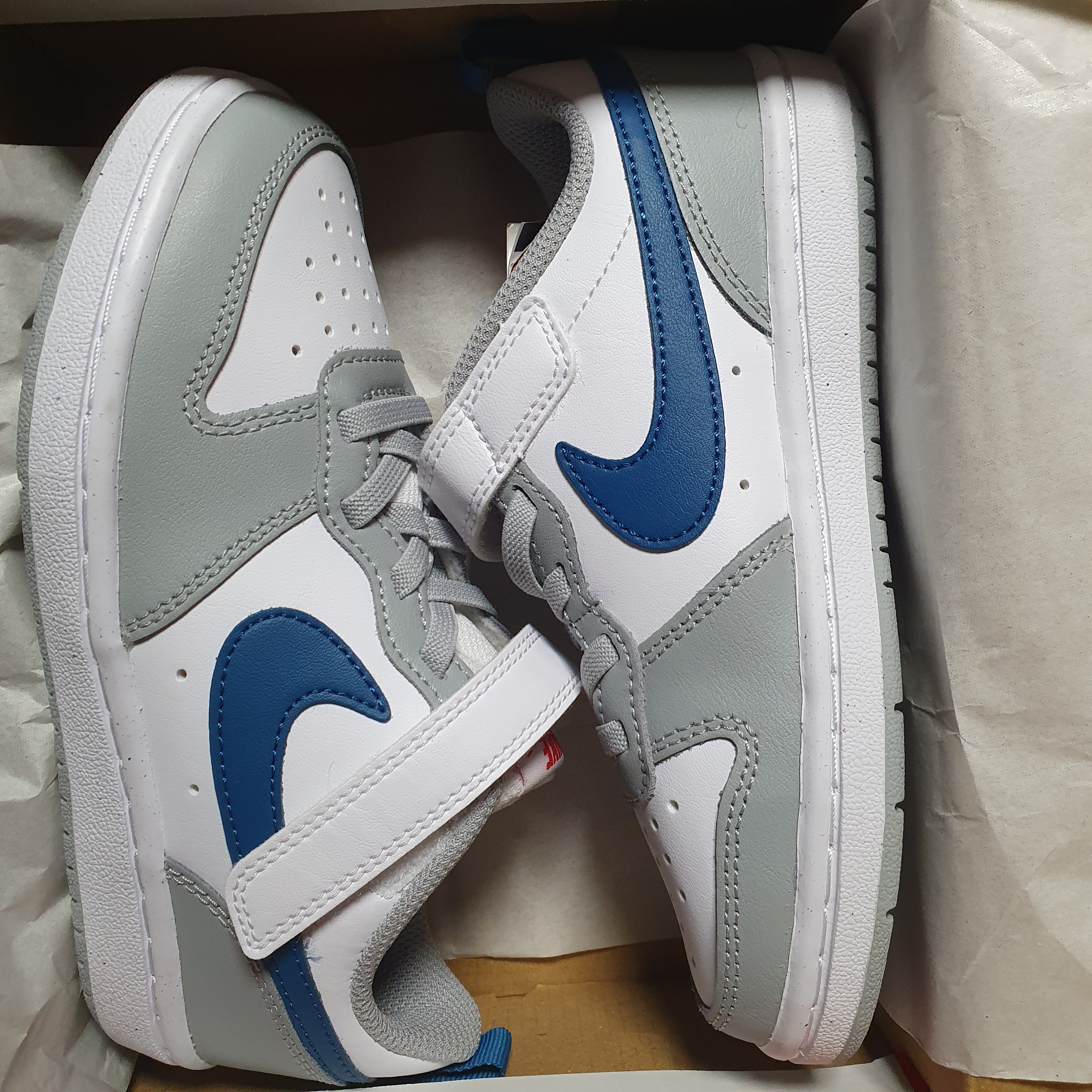 (PS) Nike Court Borough Low 2 Light Smoke Grey 착용 스타일