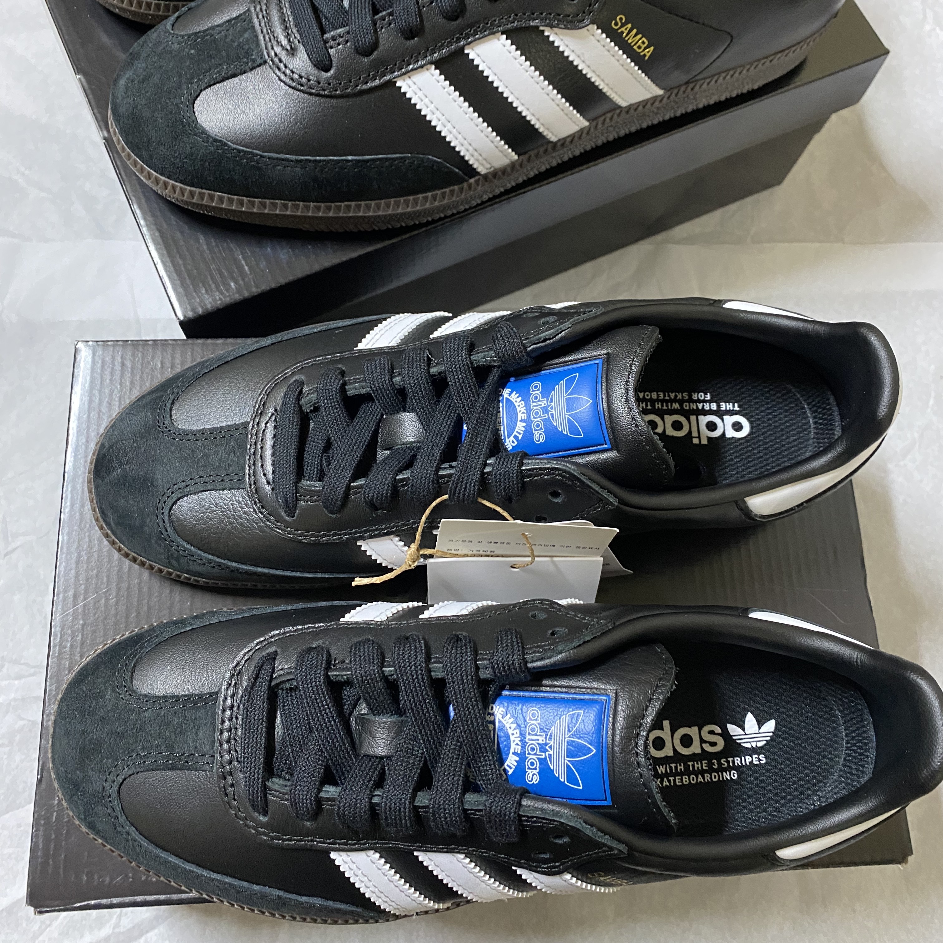 Adidas Samba ADV Black 착용 스타일
