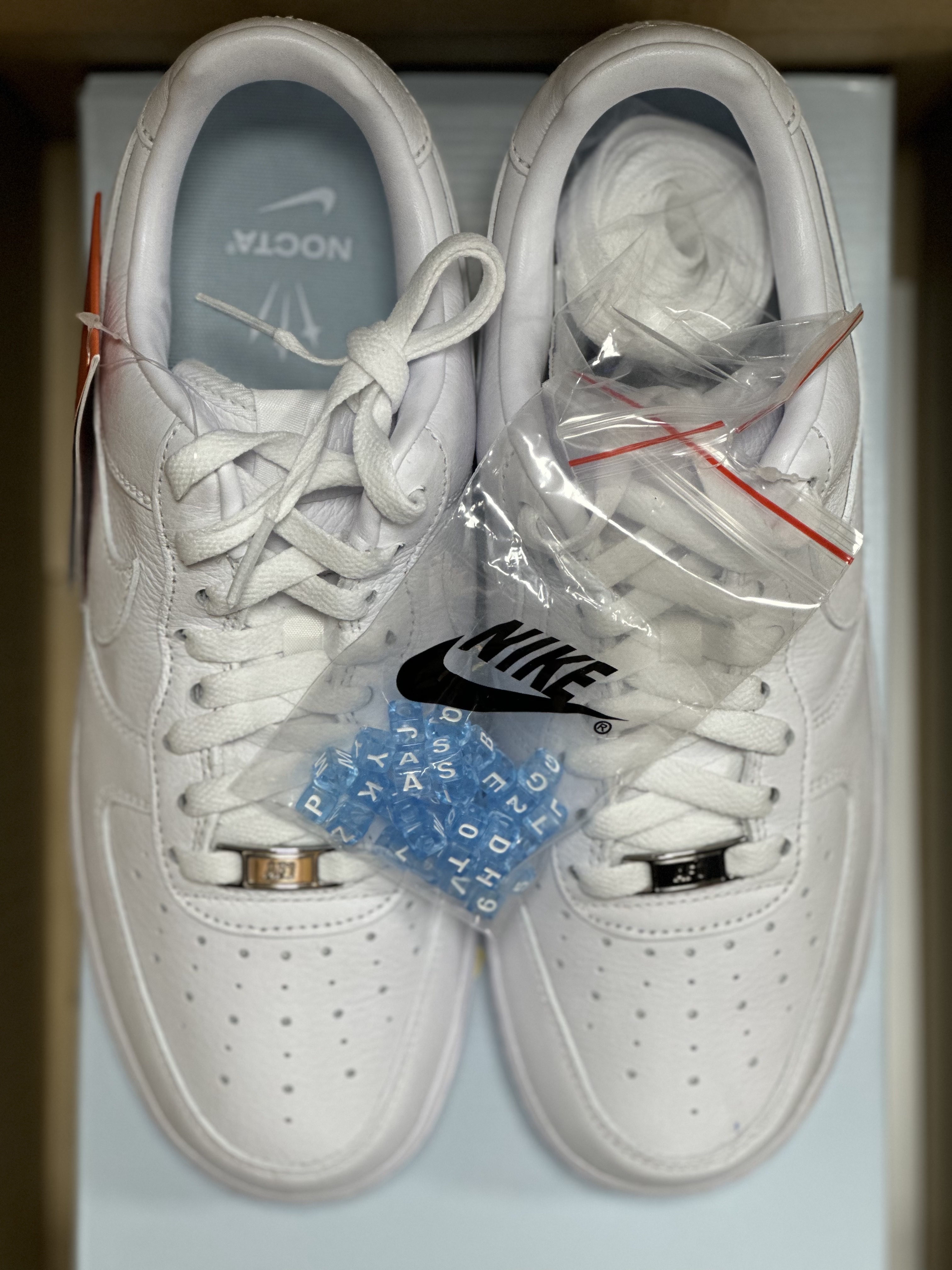 Nike x Drake Nocta Air Force 1 Low SP Certified Lover Boy White 착용 스타일