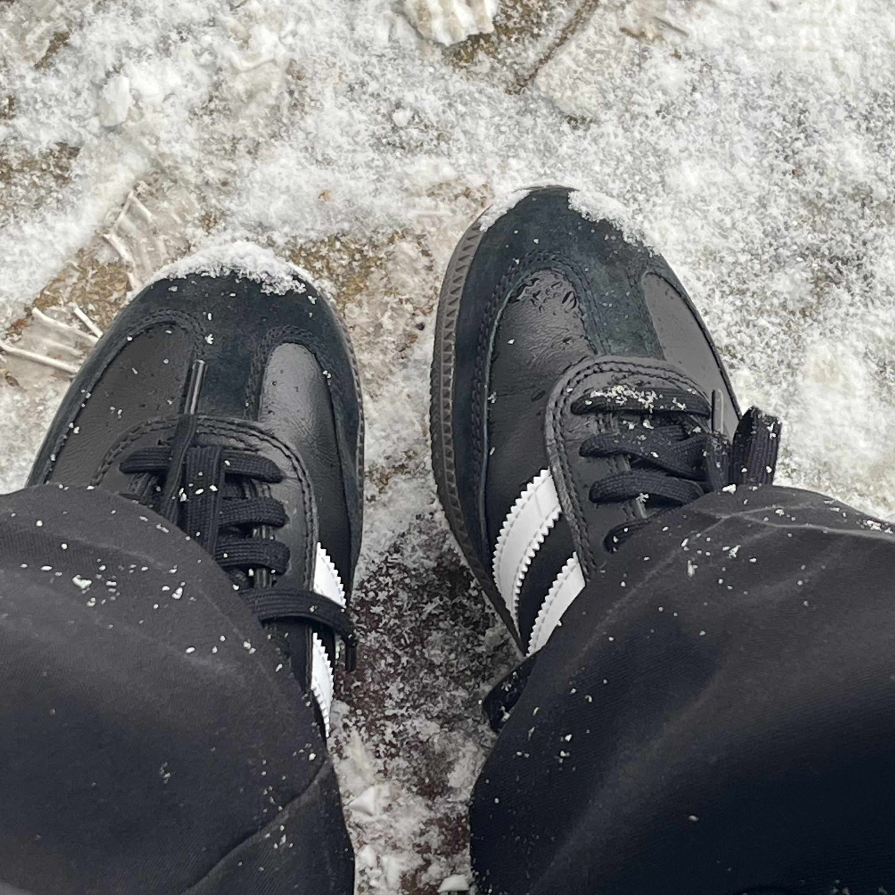 Adidas Samba ADV Black 착용 스타일