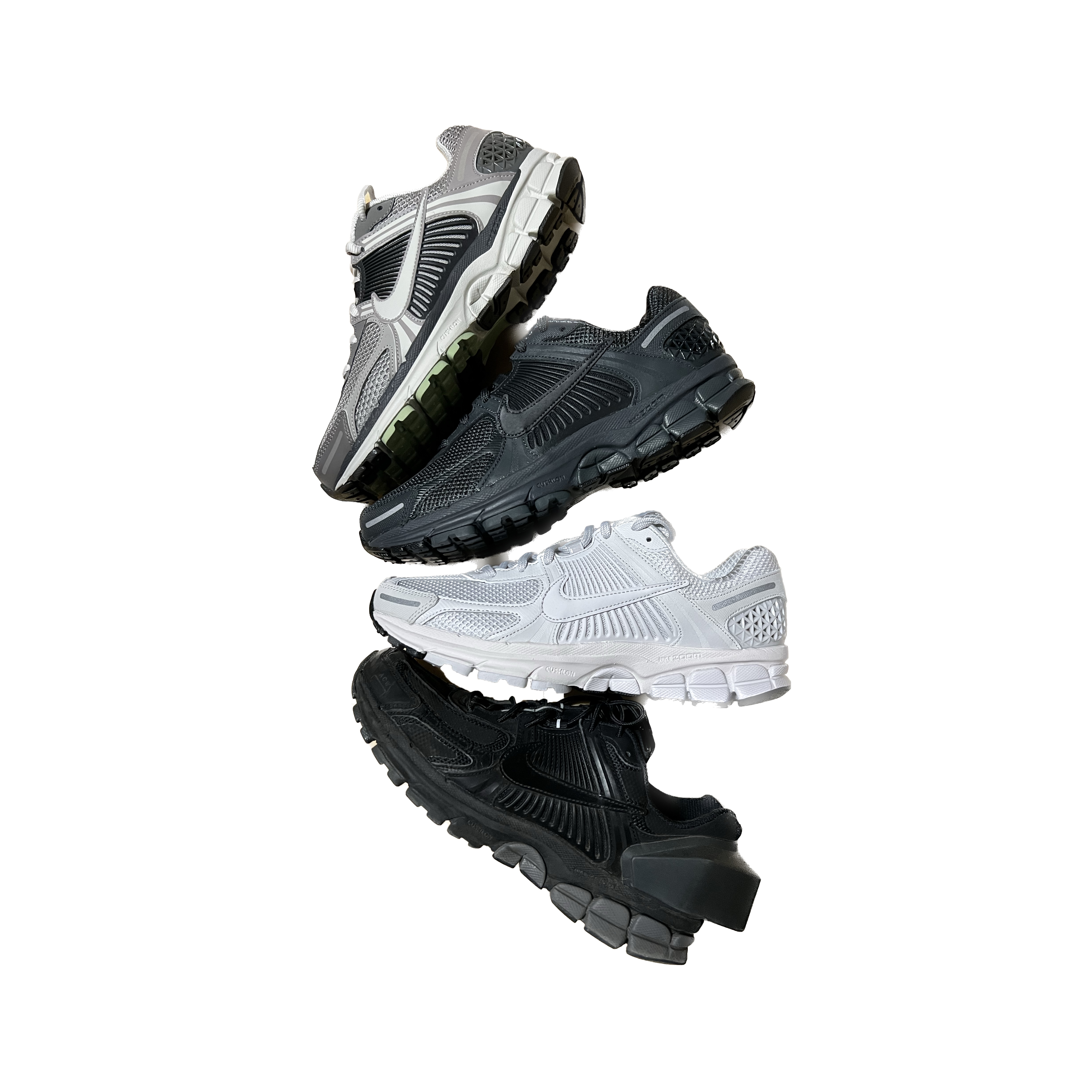 (W) Nike Zoom Vomero 5 Cobblestone and Flat Pewter, Nike Zoom Vomero 5 SP Anthracite 2023 착용 스타일