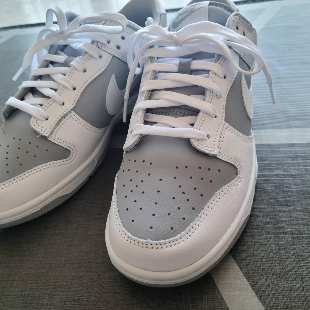 Nike Dunk Low Retro White Neutral Grey 착용 스타일