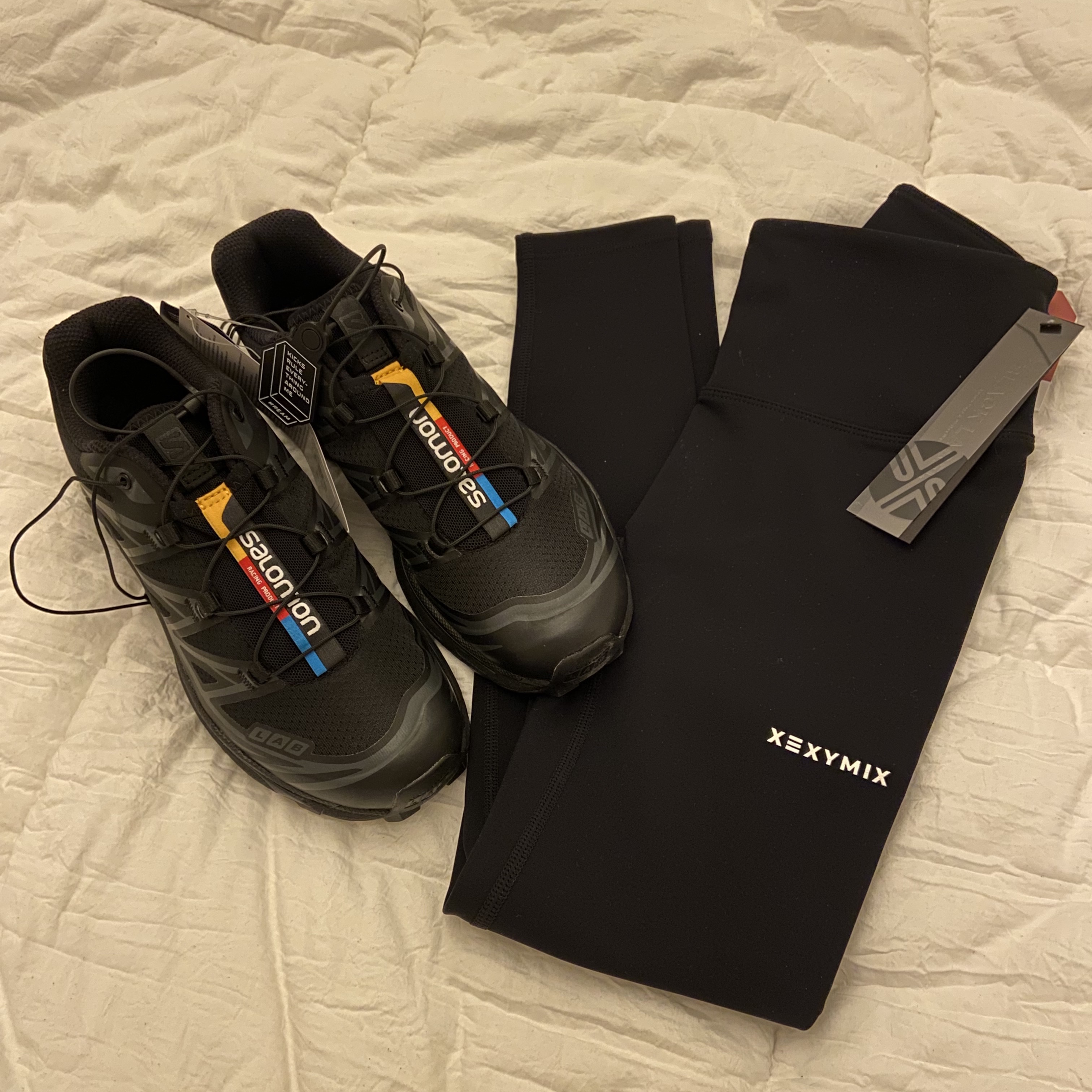 Salomon XT-6 ADV Black 착용 스타일