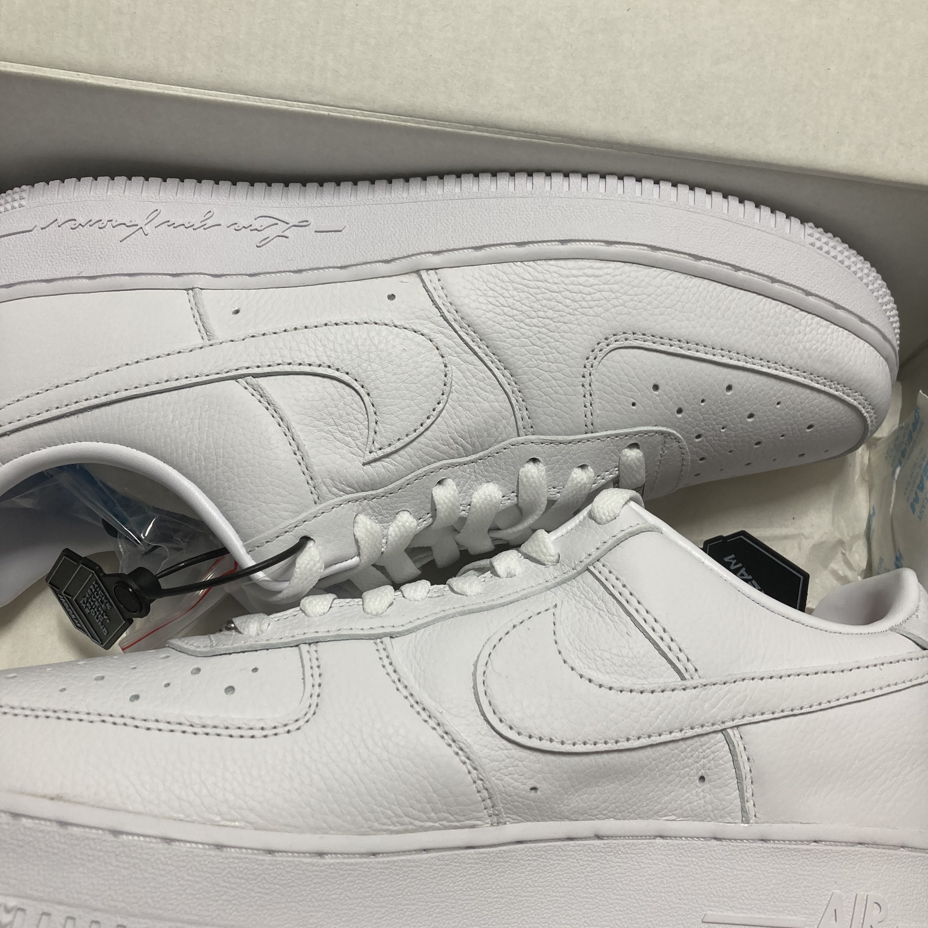 Nike x Drake Nocta Air Force 1 Low SP Certified Lover Boy White 착용 스타일 - 1
