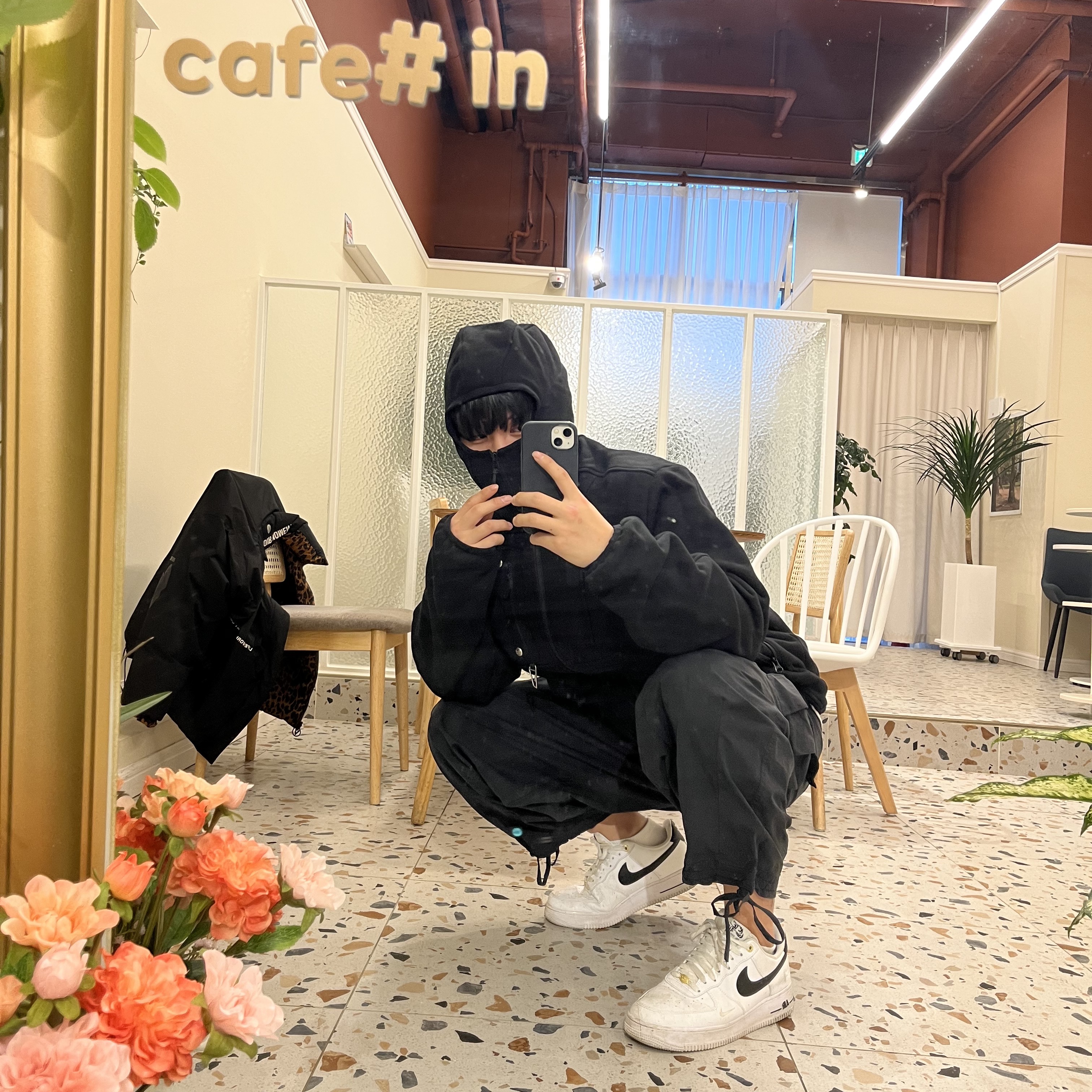 Undermycar Marshall Chest Pocket Balaclava Zip-Up Cariair - 22SS, Nike Air Force 1 '07 LV8 40th Anniversary Join Forces White Black 착용 스타일 - 1