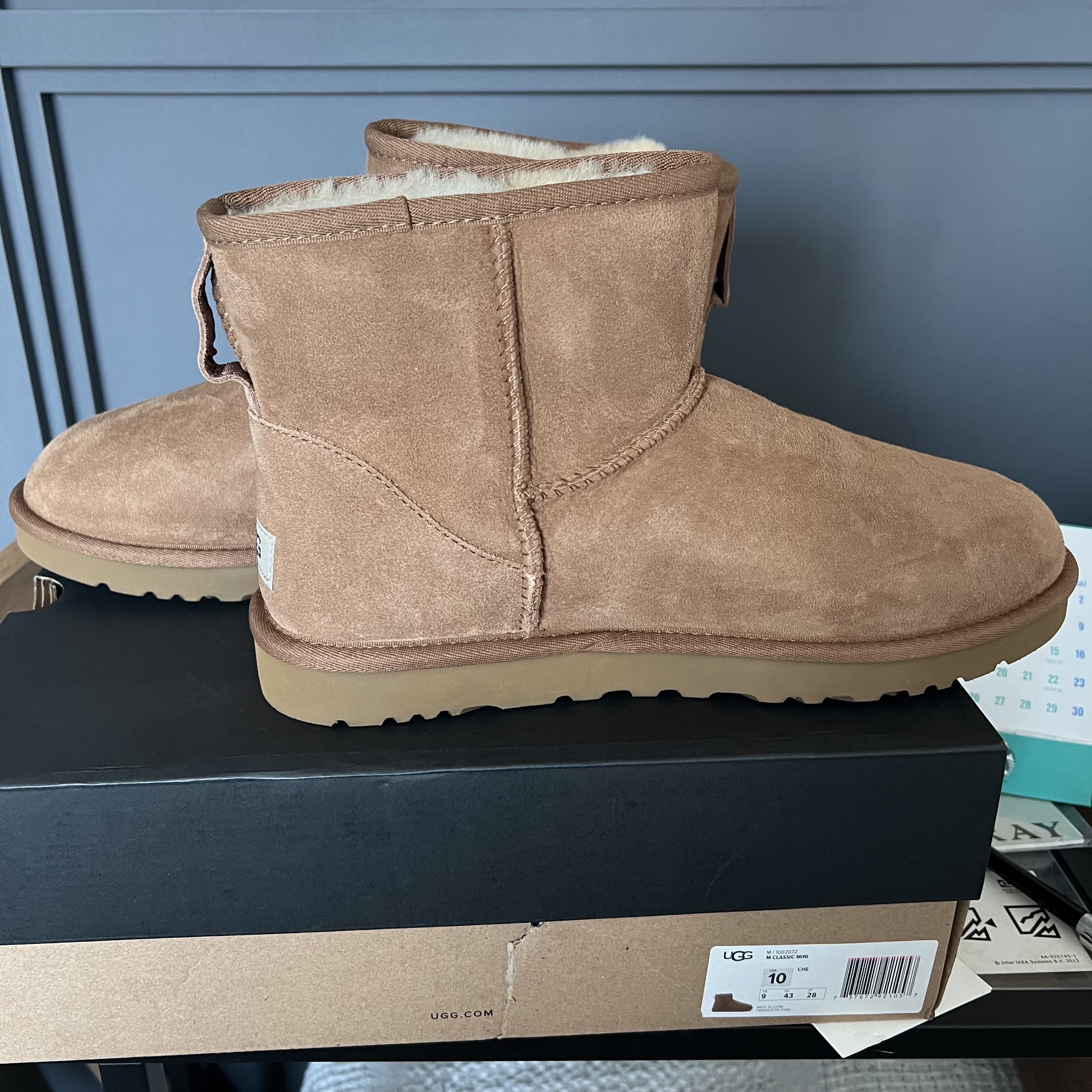 (W) UGG Classic Mini II Boots Chestnut 착용 스타일