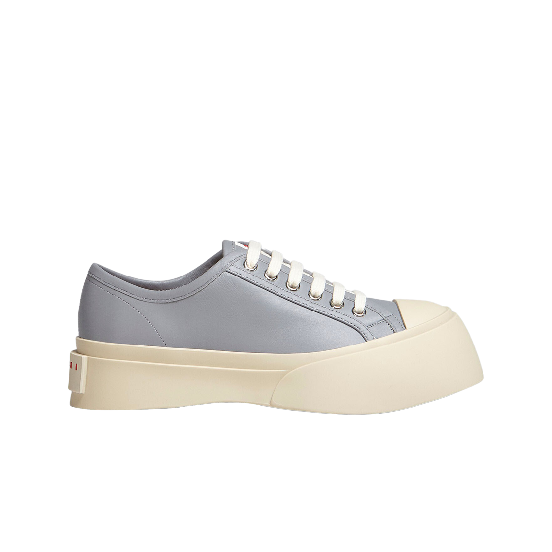 (W) 마르니 나파 레더 파블로 레이스업 스니커즈 돌핀((W) Marni Nappa Leather Pablo Lace Up Sneakers Dolphin) - 1