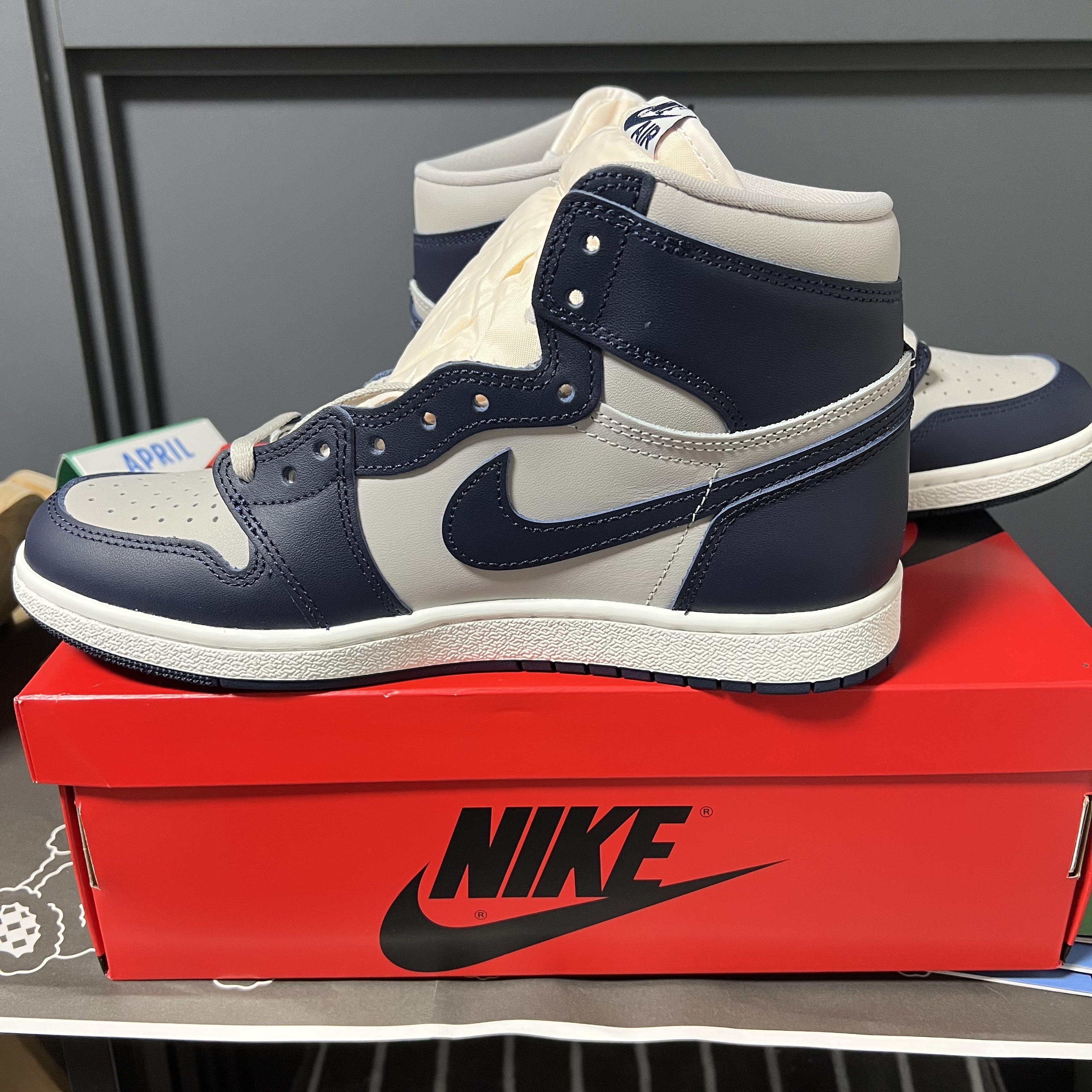Jordan 1 High 85 College Navy 착용 스타일