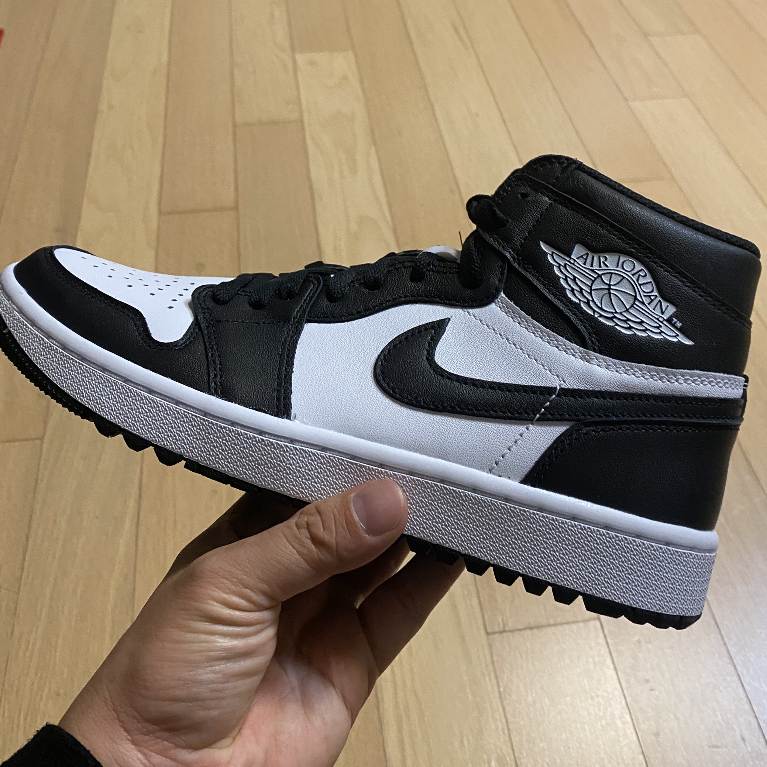 Jordan 1 High Golf White Black 착용 스타일